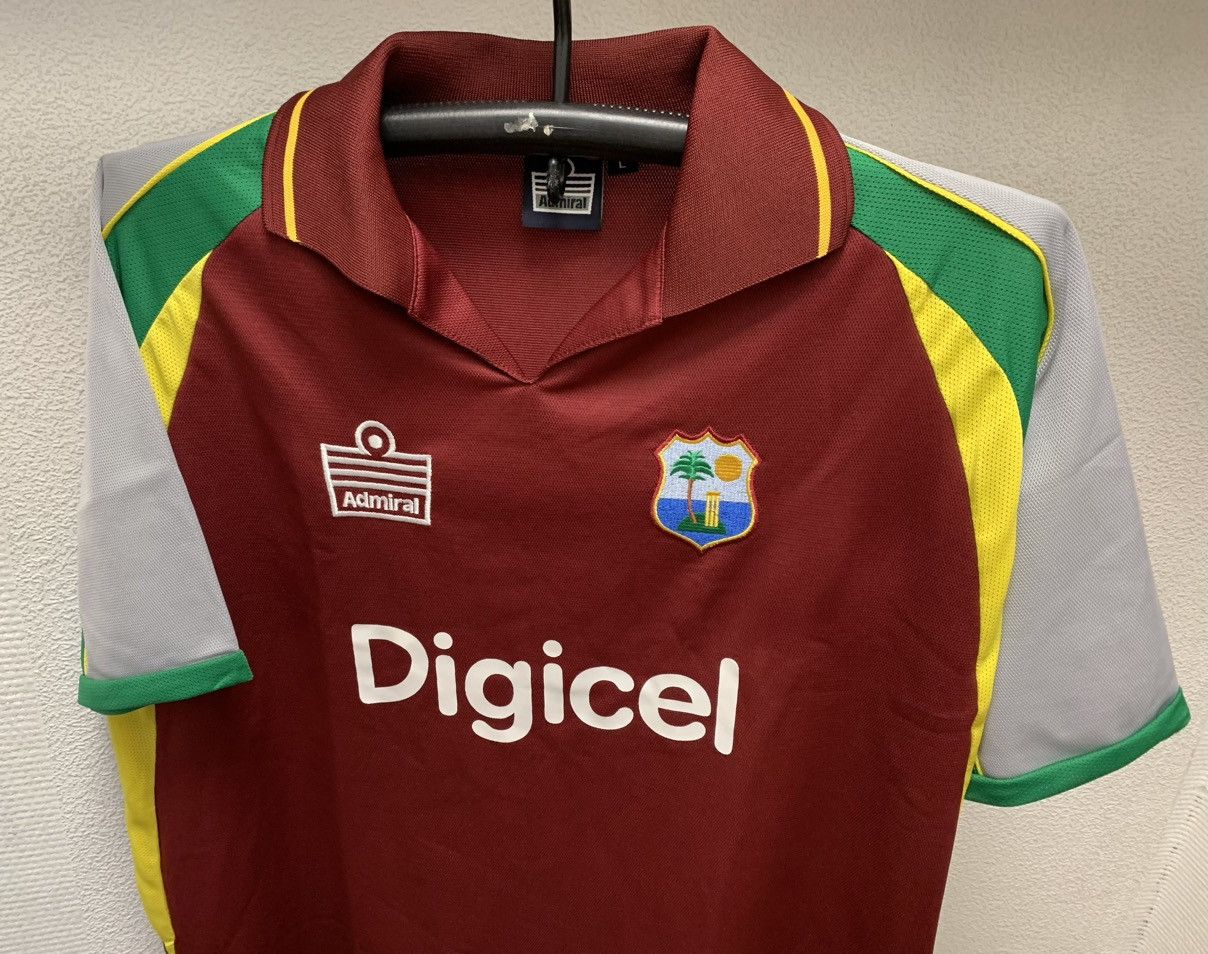 Vintage West Indies India Digicel 2004-05 vintage jersey Admiral L Size US L / EU 52-54 / 3 - 2 Thumbnail