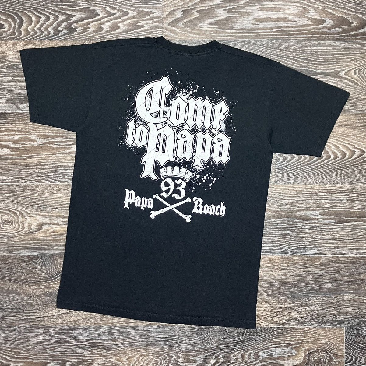 Band Tees PAPA ROACH Come To Papa Skull Doubleside Graphic T-shirt Size US S / EU 44-46 / 1 - 2 Thumbnail