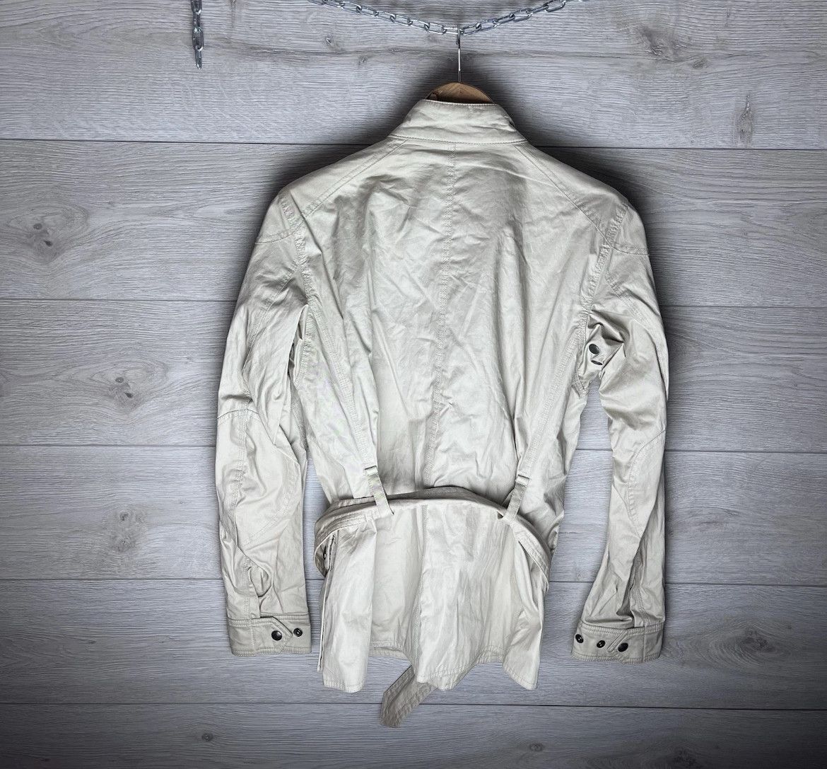 Belstaff BELSTAFF Belted Jacket Gray Nylon Women's Multipocket Size M / US 6-8 / IT 42-44 - 10 Thumbnail
