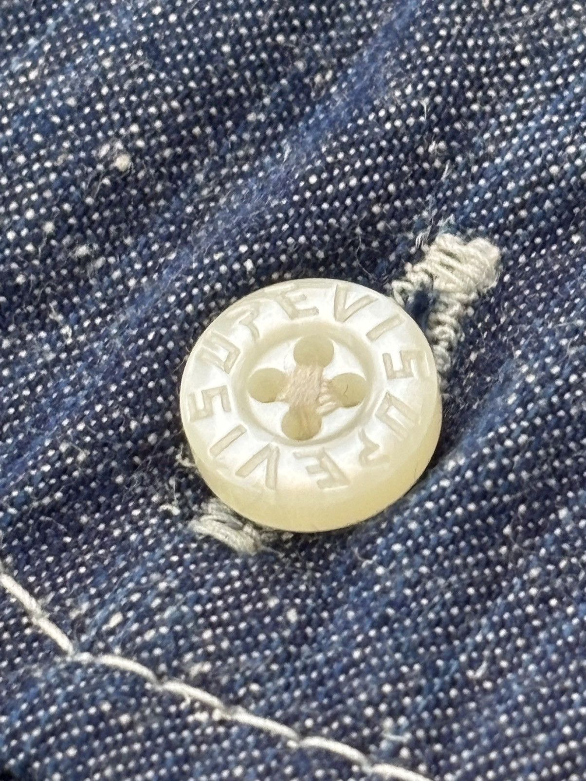 Evisu Vintage Evisu Clasic Chambray Indigo Small Logo Embroidered Size US M / EU 48-50 / 2 - 4 Thumbnail