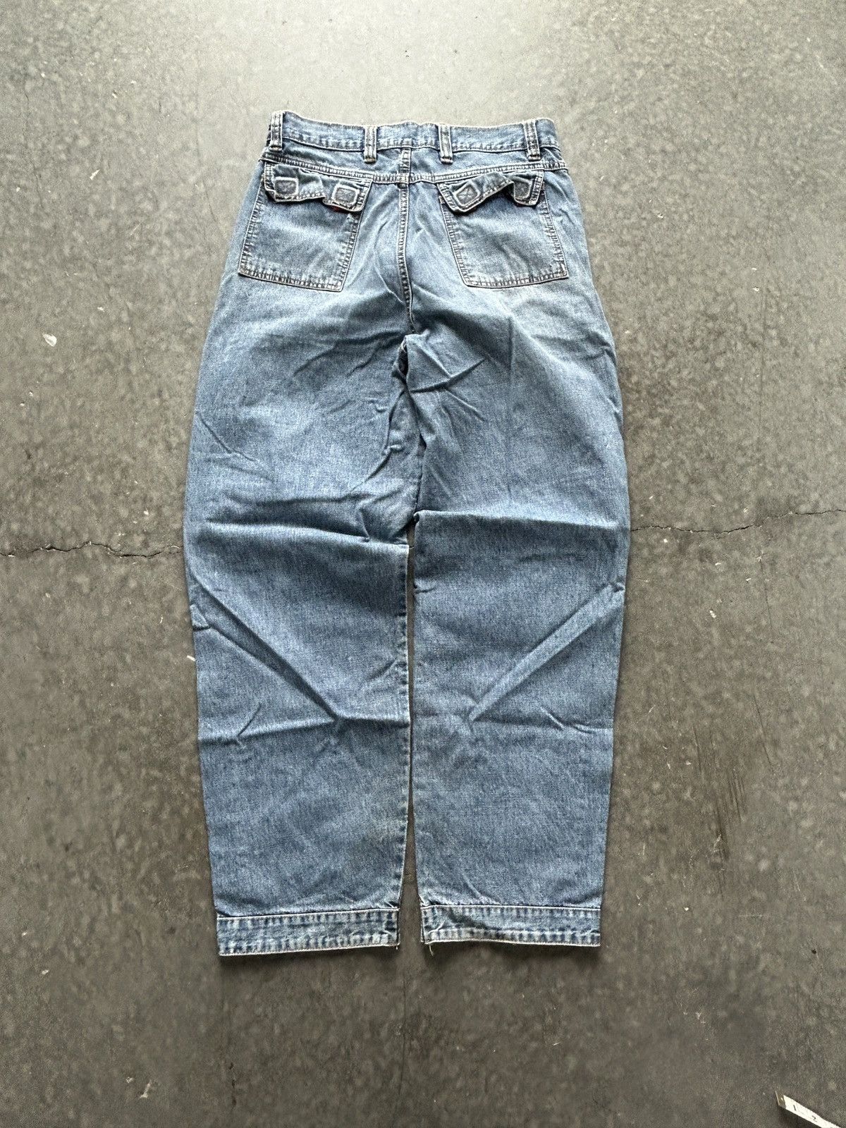 Arizona Jean Co. Vintage Y2K Baggy Utility Denim Jeans 34x34 Skater Style Size US 34 / EU 50 - 8 Thumbnail