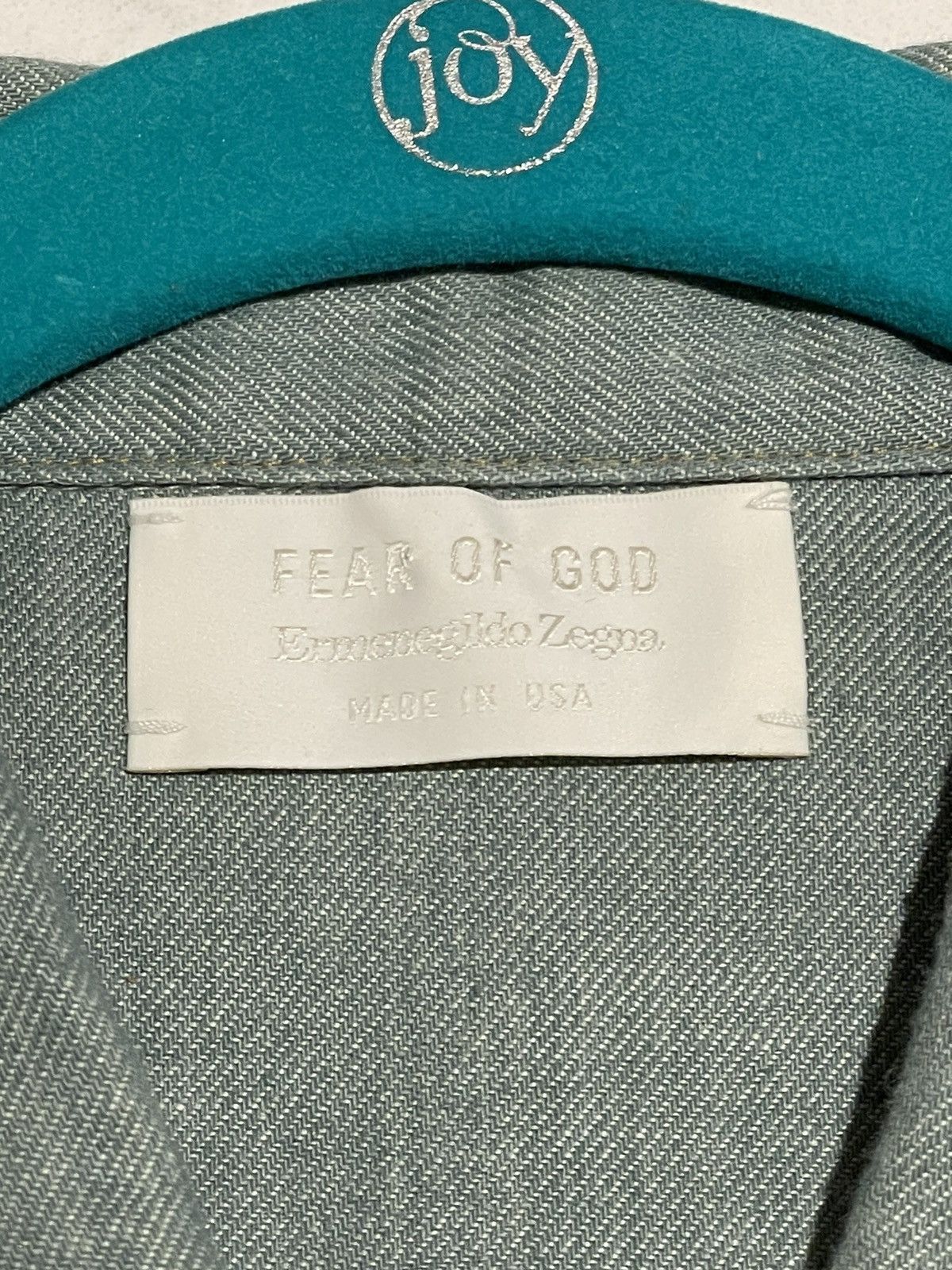 Ermenegildo Zegna × Fear of God Mens Fear of god x Zegna button up shirt Size US M / EU 48-50 / 2 - 3 Thumbnail