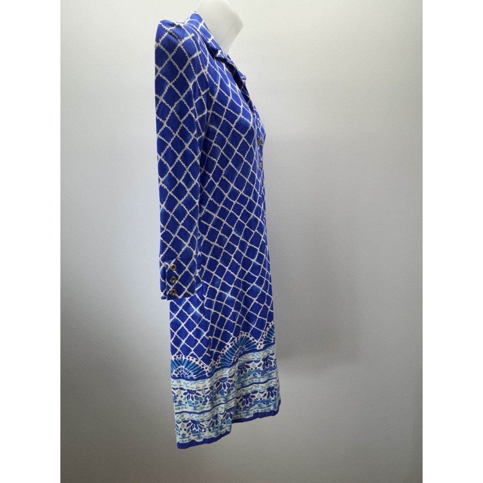Lilly Pulitzer Lilly Pulitzer UPF 50+ Ansley Polo Dress Blue XS Size XS / US 0-2 / IT 36-38 - 5 Thumbnail
