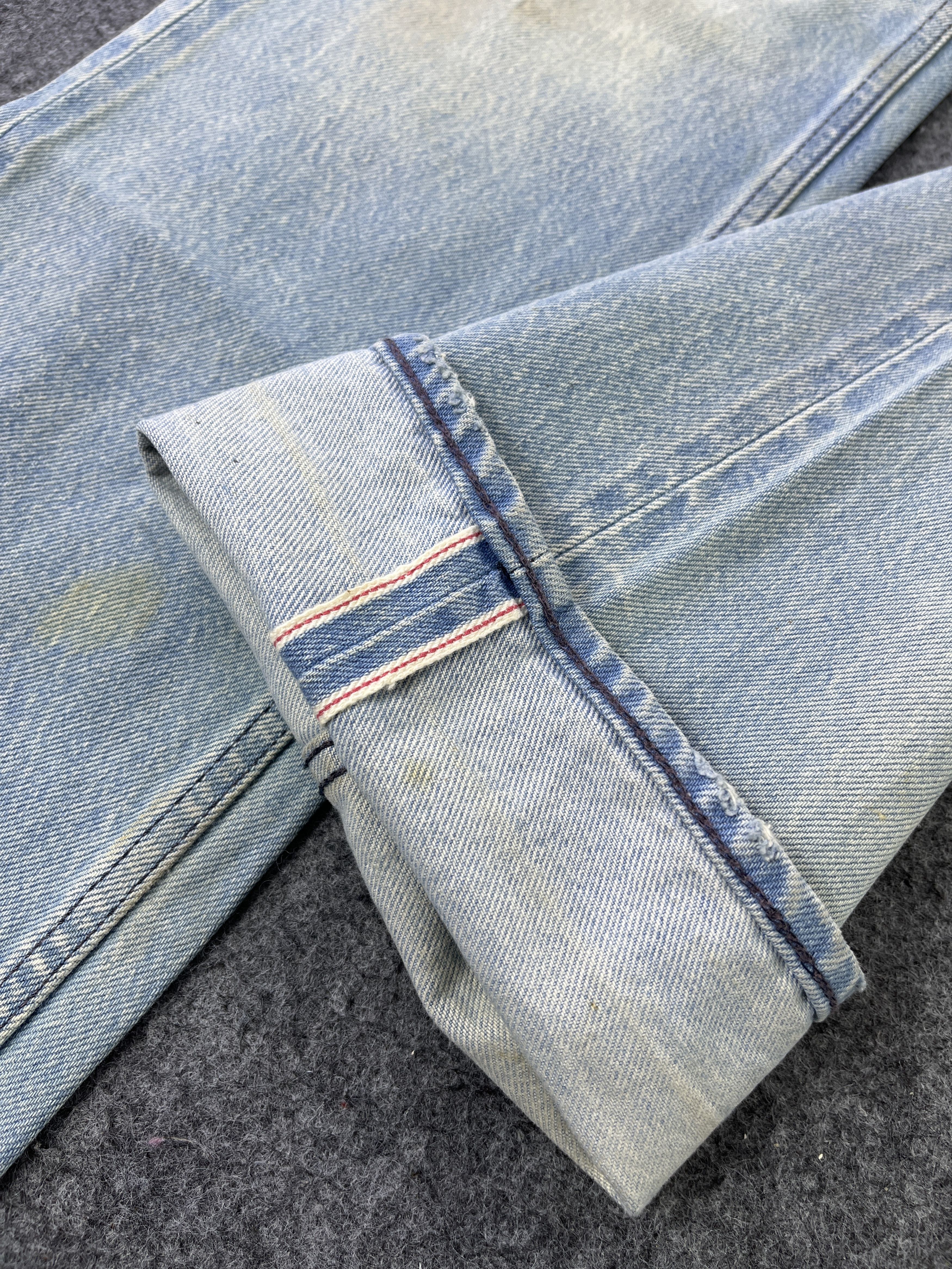 Japanese Brand NO ID Distressed Jeans Red Line Denim - J835 Size 32" / US 10 / IT 46 - 13 Thumbnail