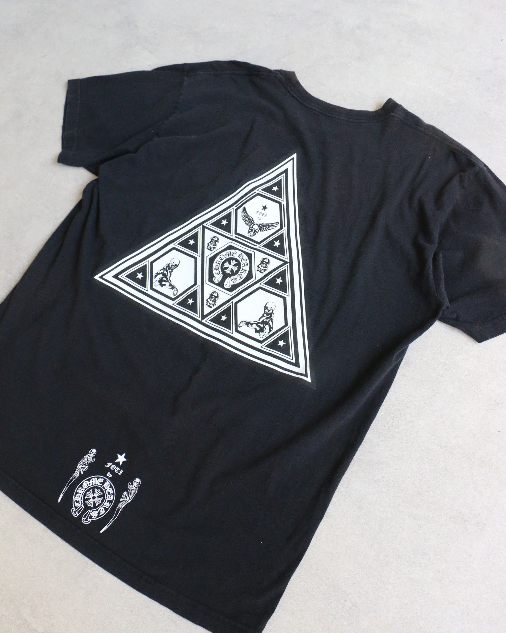 Chrome Hearts Chrome Hearts FOTI Pyramid Tee Black Size US XXL / EU 58 / 5 - 2 Thumbnail