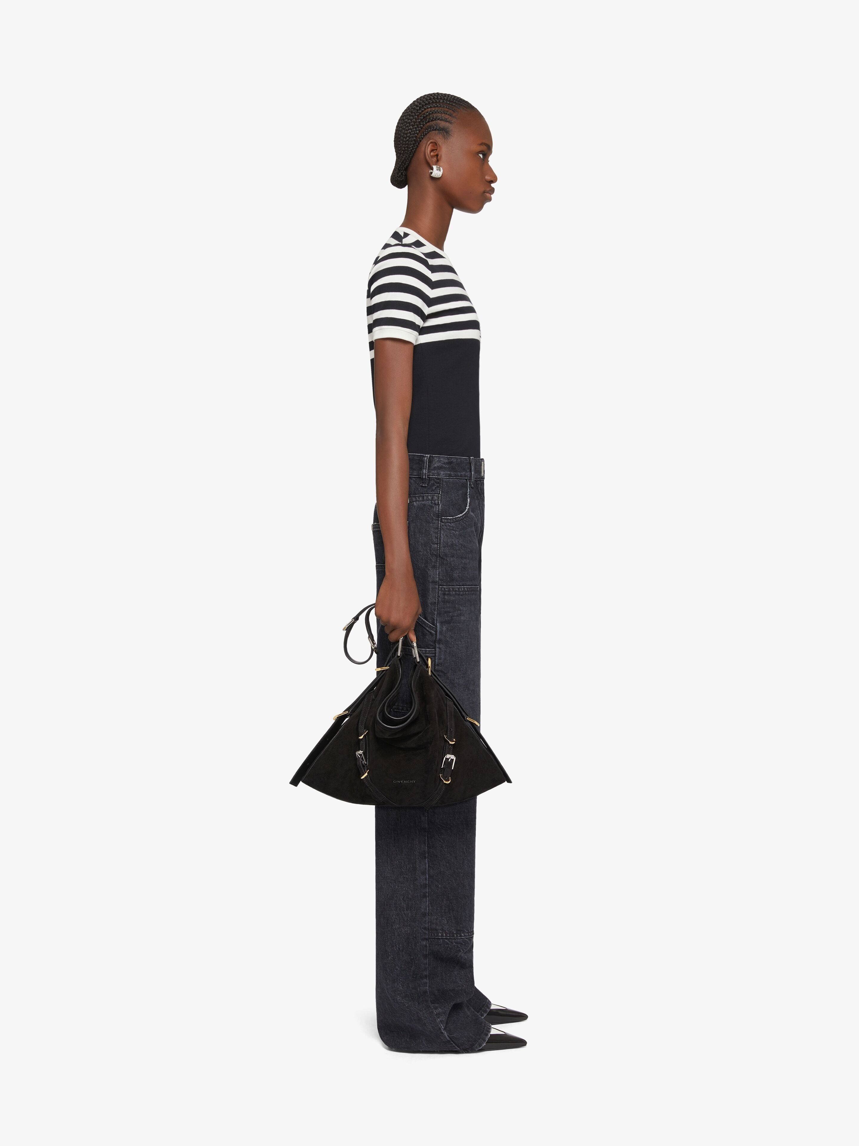 Givenchy o1srvl11e0325 4G Slim Fit T-Shirt With Stripes Black/White Size L / US 10 / IT 46 - 3 Thumbnail