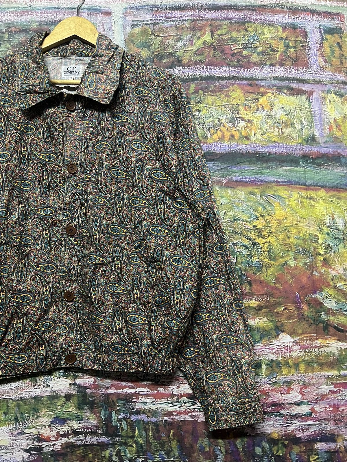 C.P. Company Vintage Cp Company Paisley Printed Button jacket Size US L / EU 52-54 / 3 - 10 Thumbnail