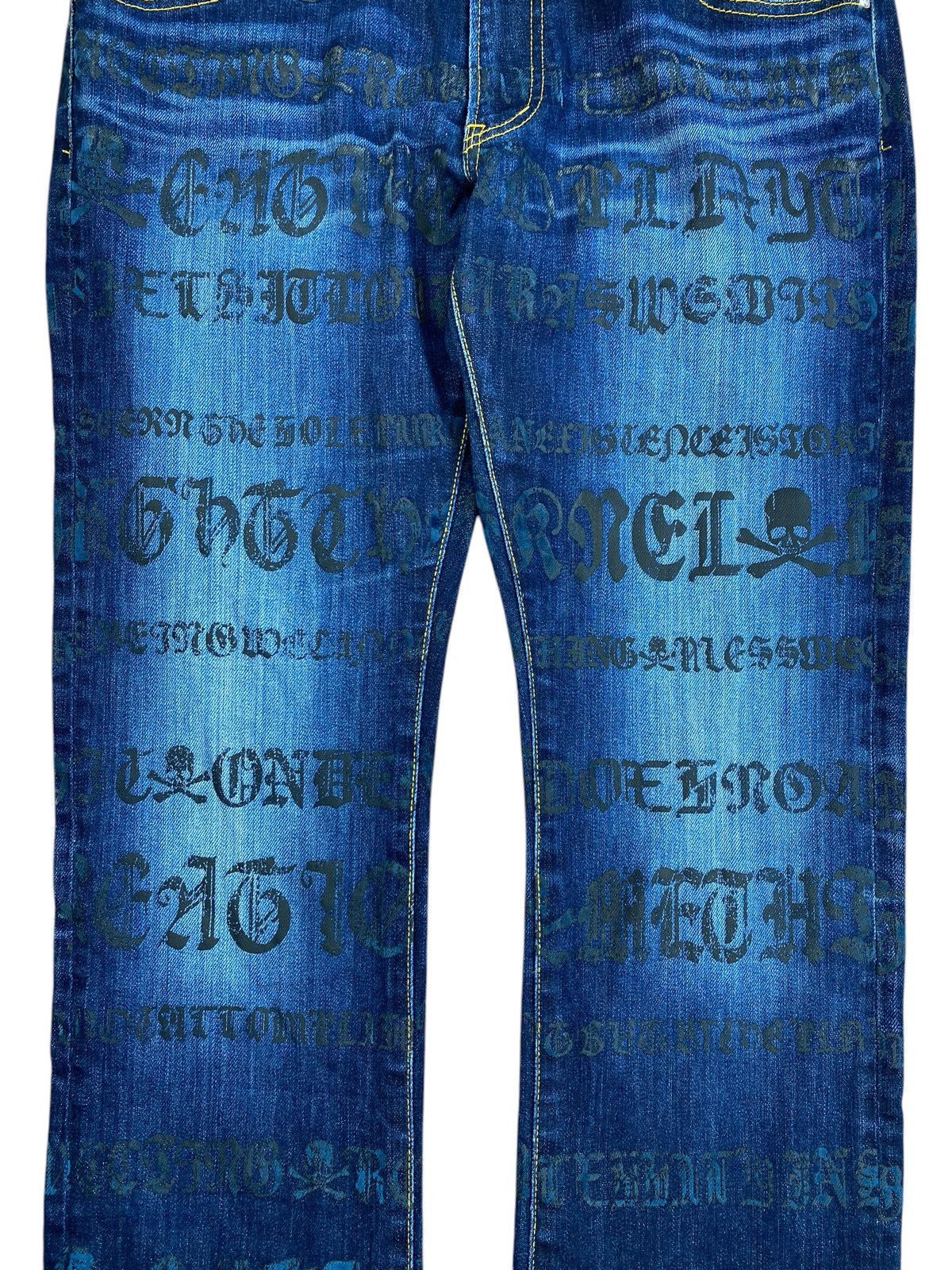 Japanese Brand Roen for men Script Regular Fit Denim Size US 32 / EU 48 - 4 Thumbnail