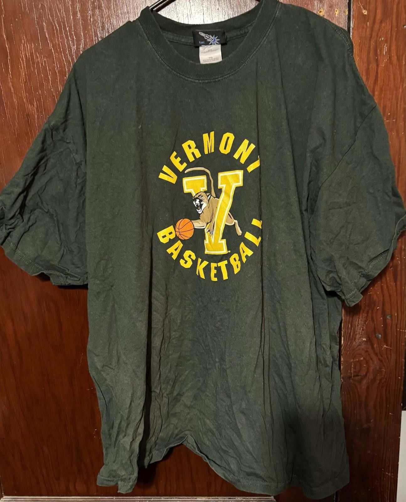 The Unbranded Brand vermont catamounts basketball s/s t-shirt men size XXL green Size ONE SIZE - 1 Thumbnail