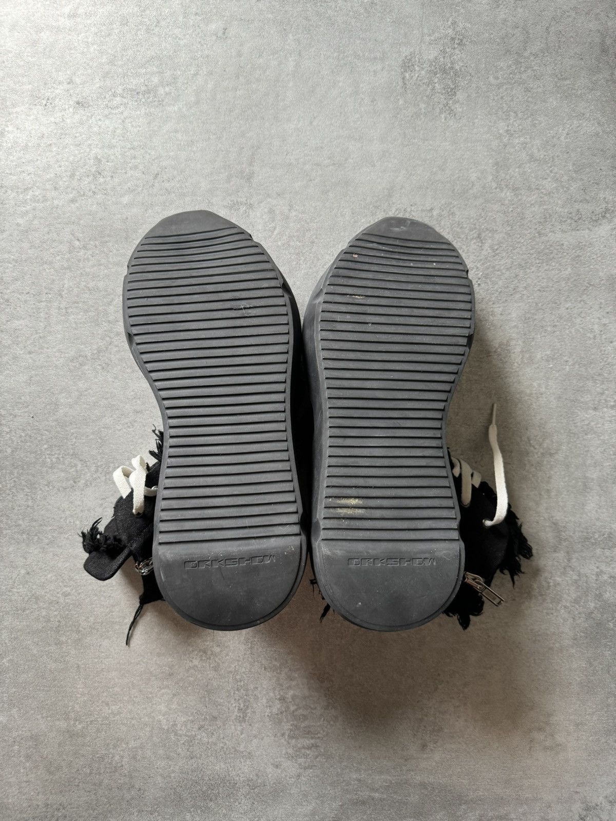 Rick Owens Rick Owens DRKSHDW Abstract Gethsemane Black Shoes Size US 11 / EU 44 - 6 Thumbnail