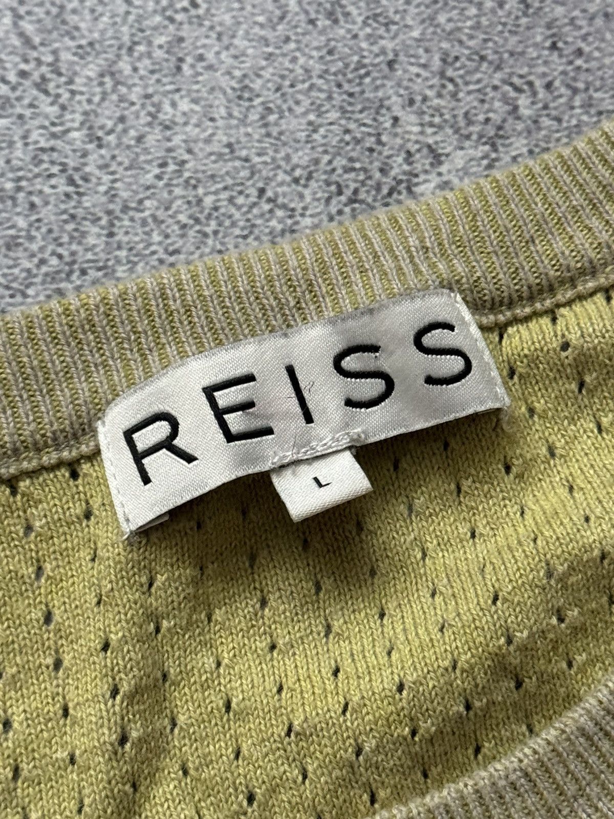 Designer × Reiss Reiss L light sweater knitwear long sleeve sweatshirt jumper Size US L / EU 52-54 / 3 - 4 Thumbnail