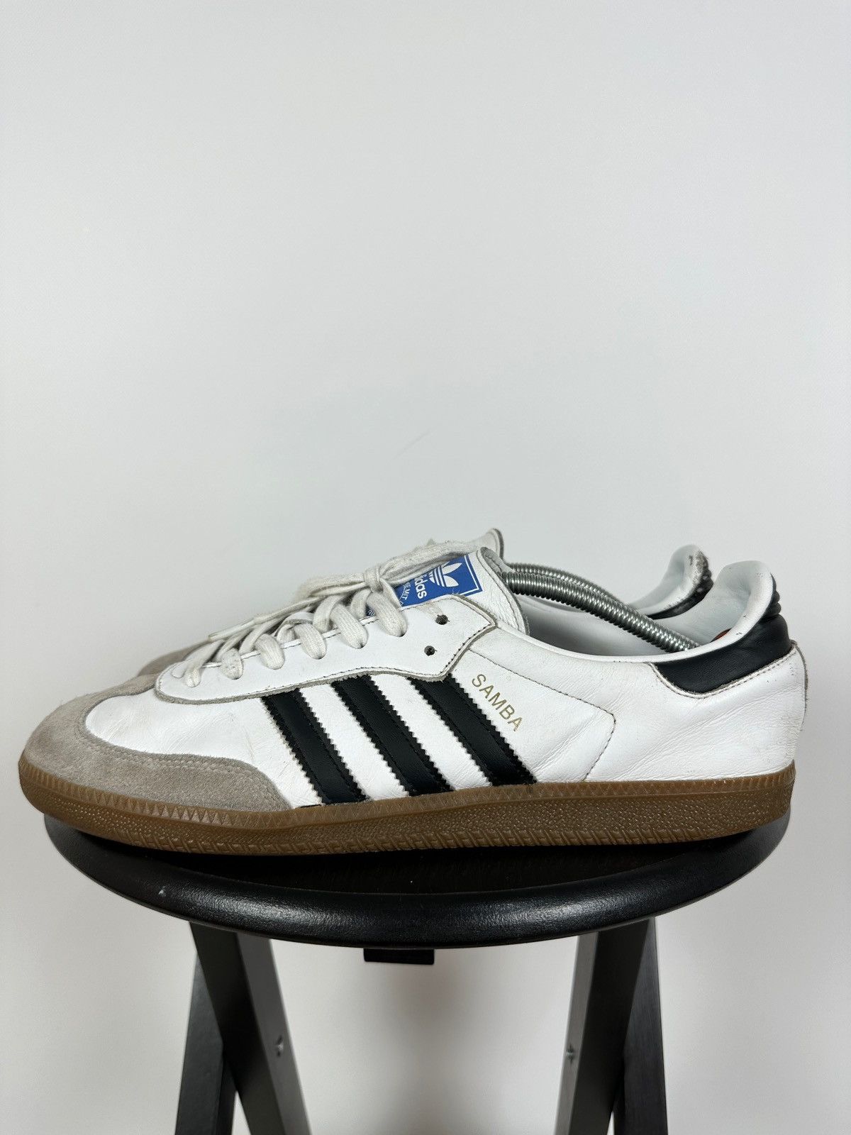 Adidas Vintage Adidas Samba Leather Low Top Sneakers Size US 13 / EU 46 - 2 Thumbnail