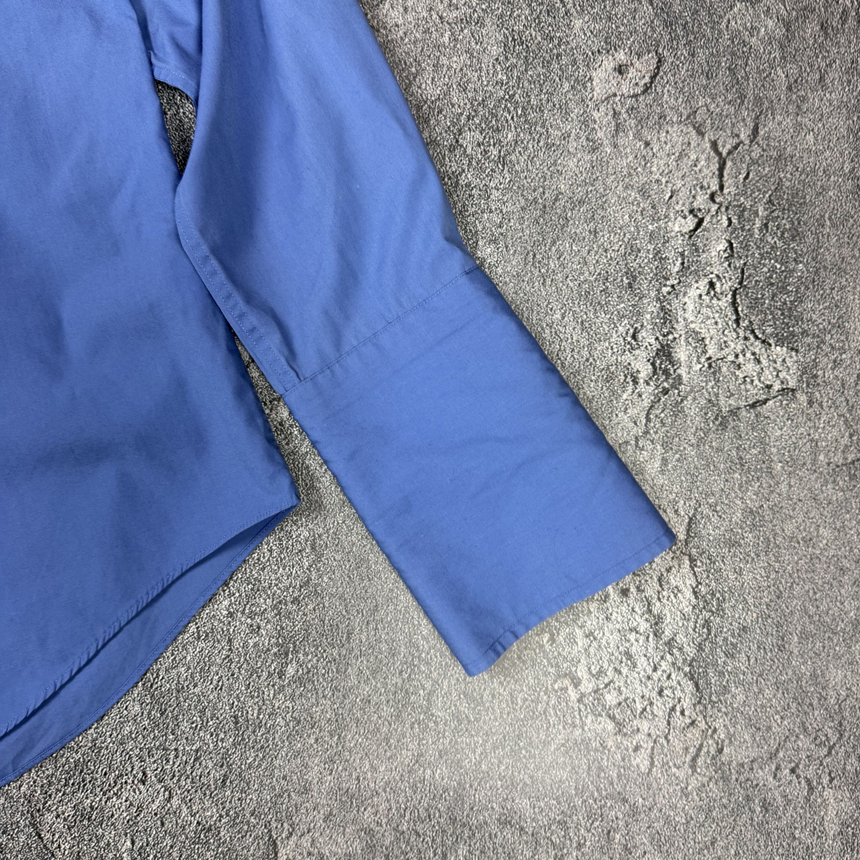 Yves Saint Laurent Yves Saint Laurent Dress Shirt Blue Size US L / EU 52-54 / 3 - 4 Thumbnail