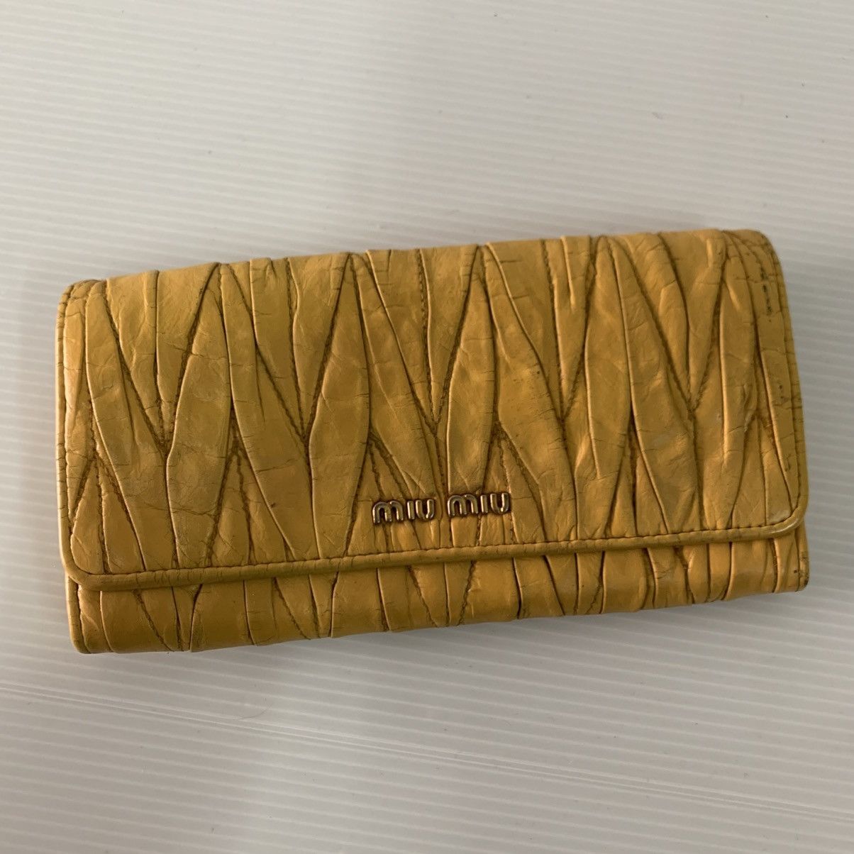 Miu Miu Miu Miu Leather Long Wallet Size ONE SIZE - 1 Thumbnail