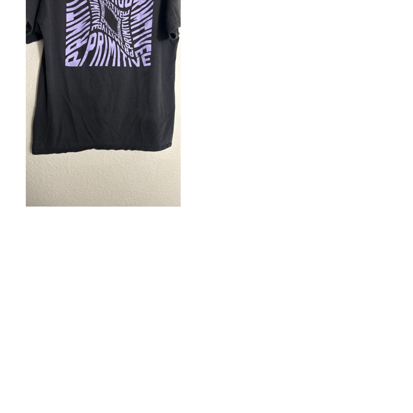 Primitive Primitive Mens Large Short Sleeve T Shirt Black Purple AOP On Back Size US L / EU 52-54 / 3 - 9 Thumbnail