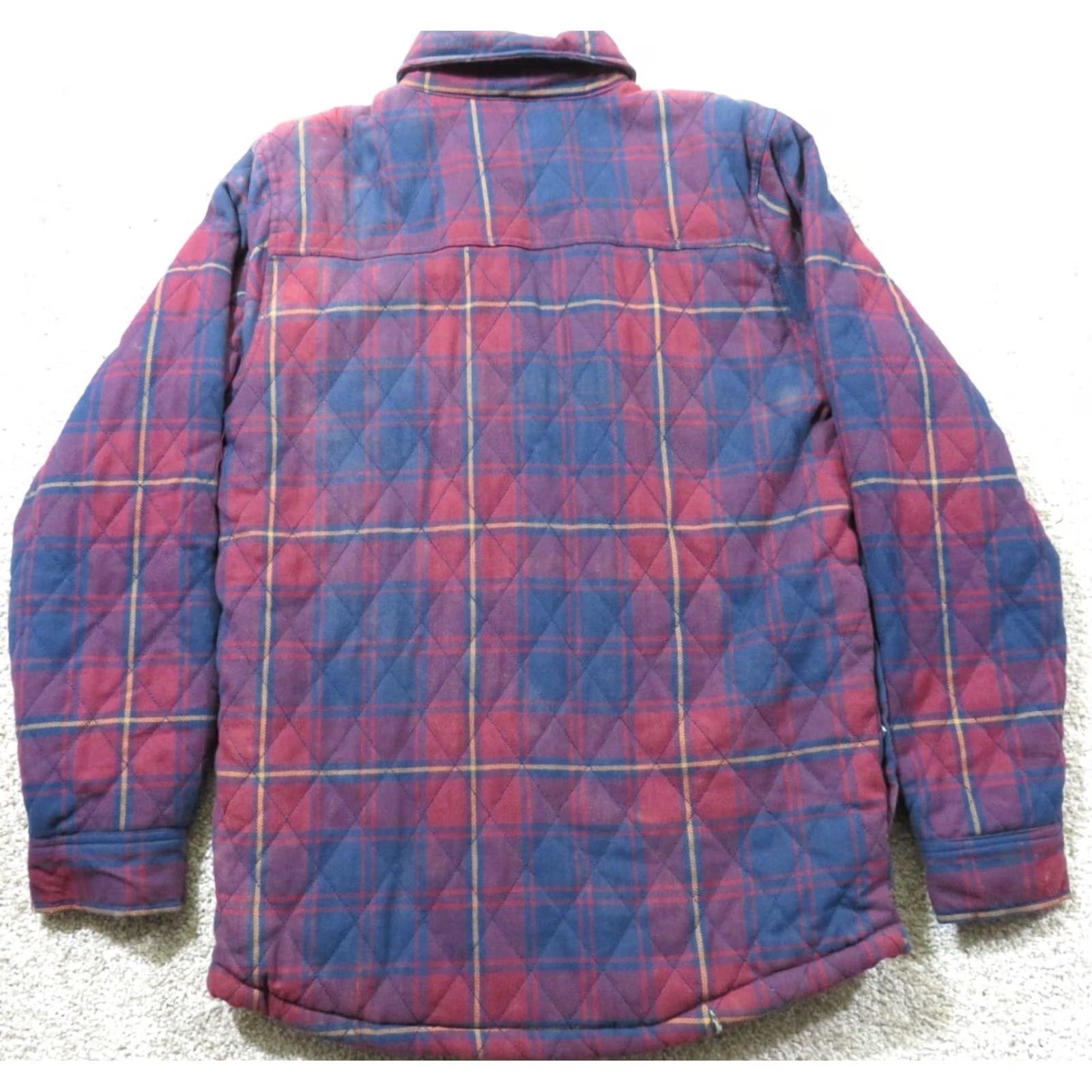 George George Shirt Jacket Plaid Multicolor Men Small 34-36 Sherpa Lined Flannel Button-Up Long Sleeve Winter Fall Spring Casual Workwear Travel Size US S / EU 44-46 / 1 - 5 Thumbnail