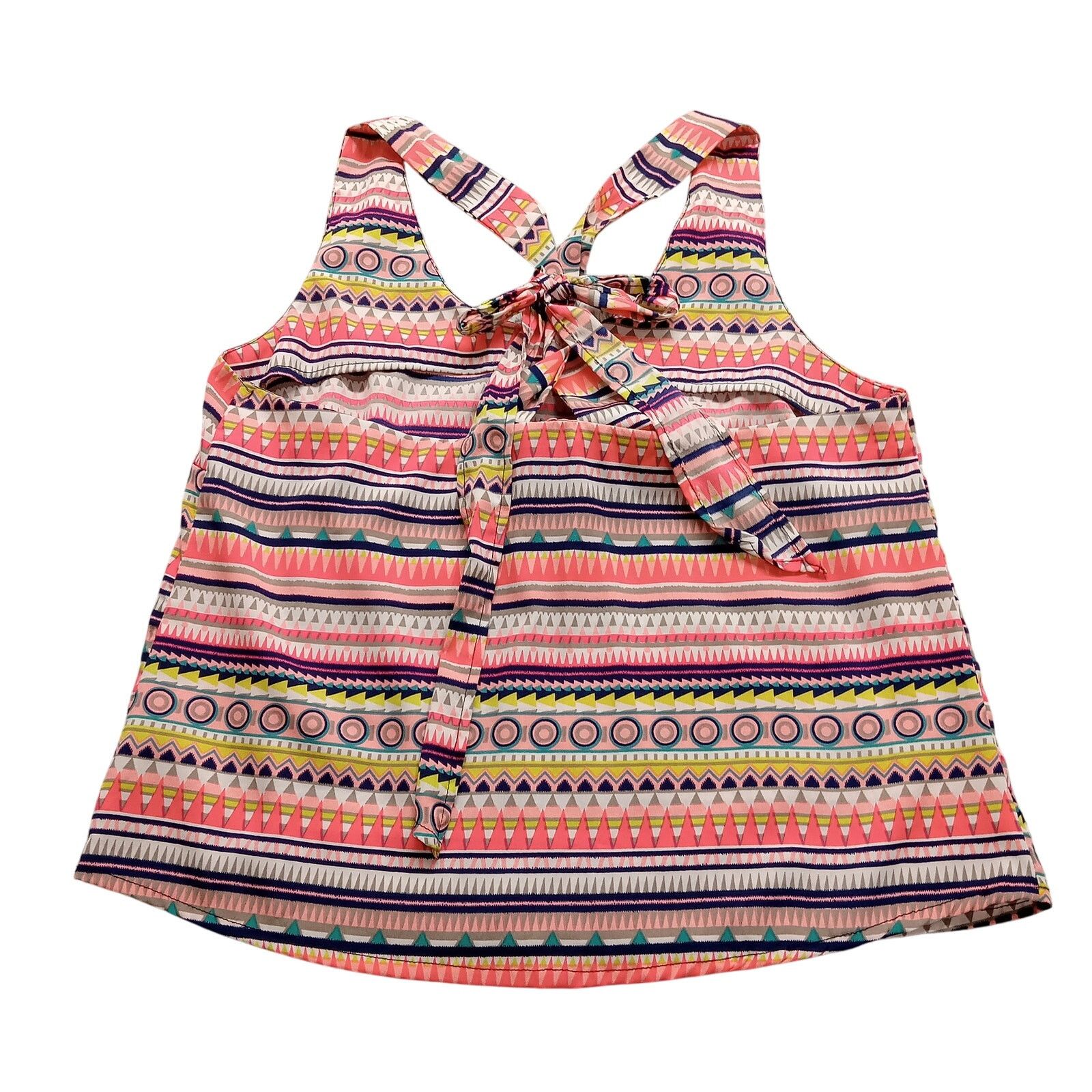 & Other Stories Charlotte Russe Halter Top S Women's Tie Aztec Neon Size XXL / US 16-18 / IT 52-54 - 2 Thumbnail