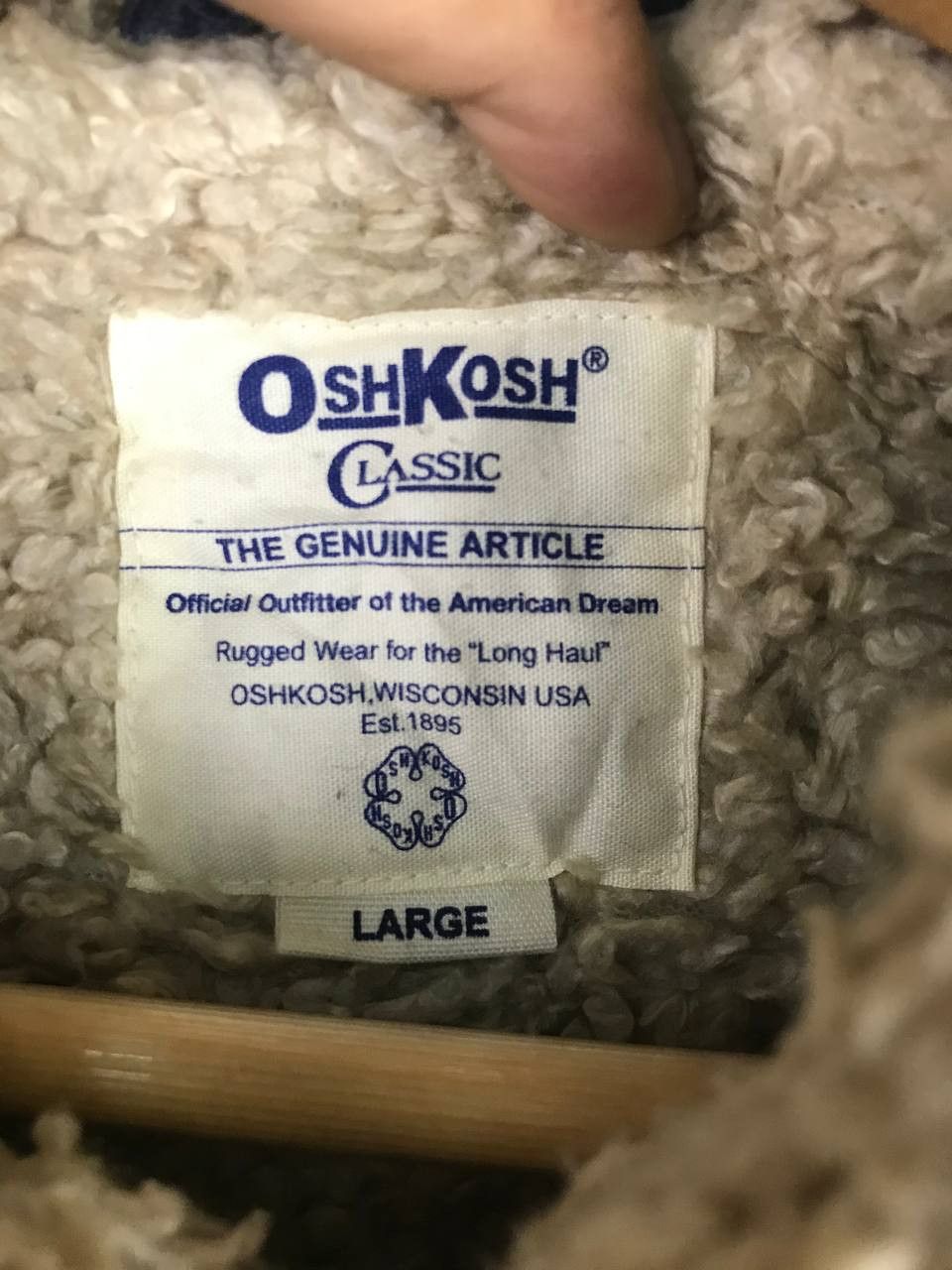 Oshkosh Vintage Sunfaded Oshkosh Worker Corduroy Mohair Jacket Size US L / EU 52-54 / 3 - 4 Thumbnail
