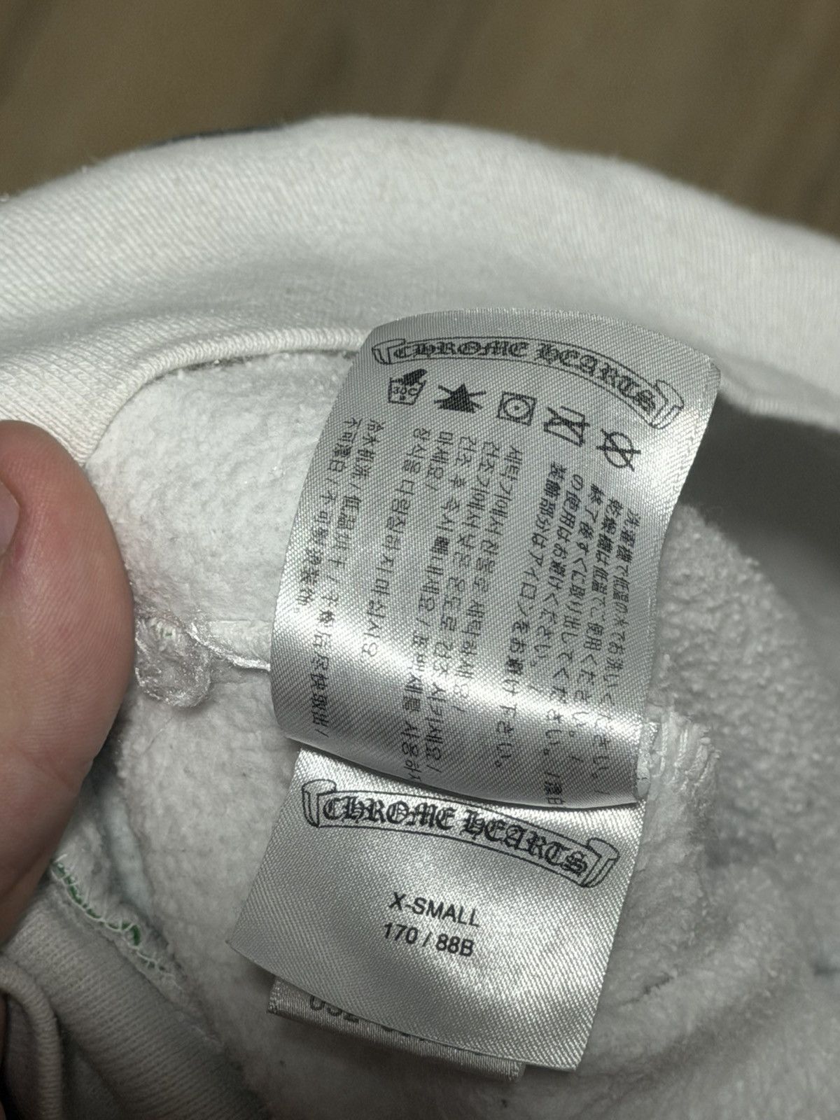 Chrome Hearts Chrome hearts white stencil hoodie Size US XS / EU 42 / 0 - 15 Thumbnail