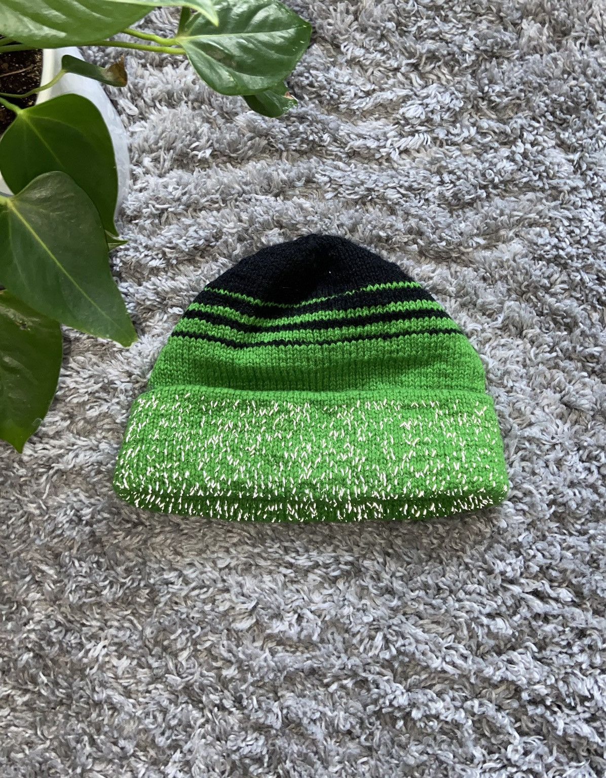 Japanese Brand × Vintage Reflective knitted beanie Size ONE SIZE - 1 Thumbnail
