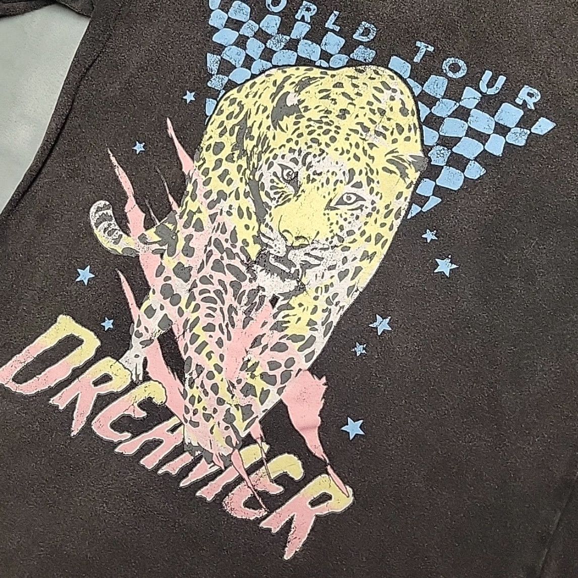Vintage VINTAGE Dreamer World tour Shirt Womens L Black Faded Distressed Band Zutter Y2K Size L / US 10 / IT 46 - 4 Thumbnail