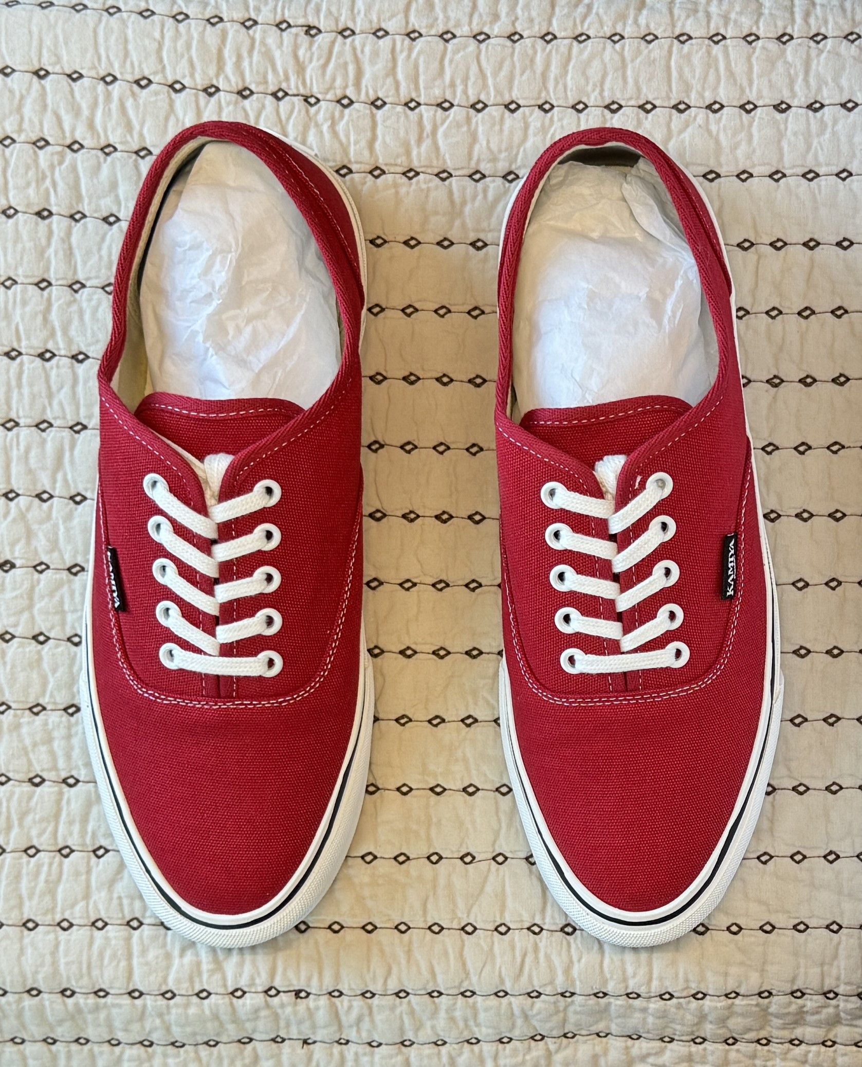 Maison MIHARA YASUHIRO KAMIYA / MIHARA YASUHIRO - HERC VULCANIZED SNEAKER RED SZ 45 Size US 12 / EU 45 - 11 Thumbnail