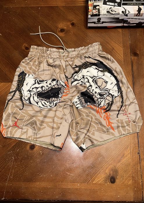 travis scott air jordan shorts