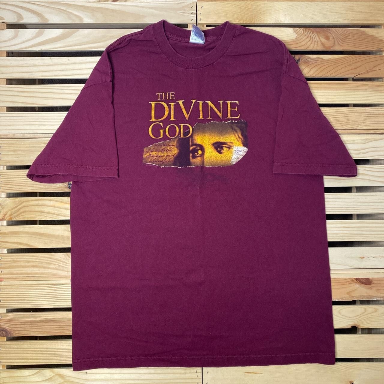 AAA Vintage John 8:32 Burgundy Bible Script Jesus Tee Size XL Size US XL / EU 56 / 4 - 1 Thumbnail