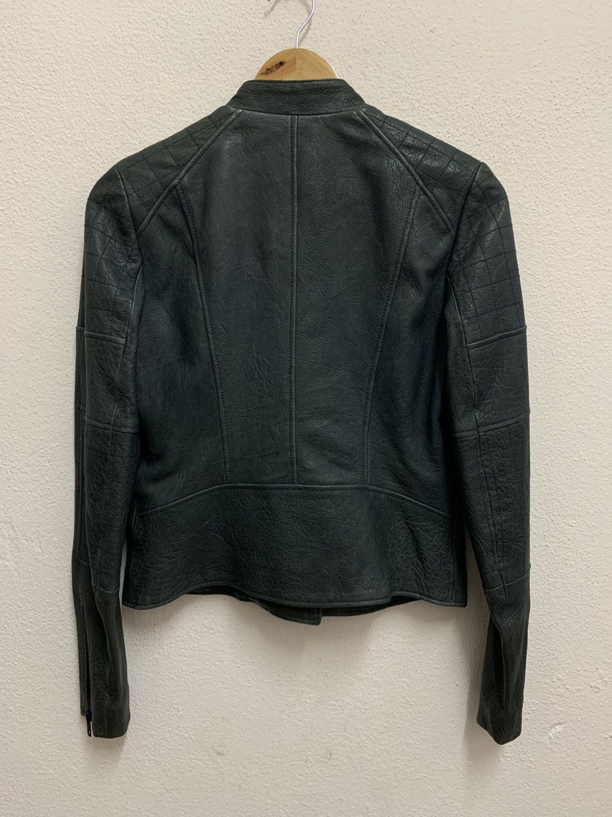 Theory THEORY Lamb Leather Zipper Jacket Size S / US 4 / IT 40 - 6 Thumbnail