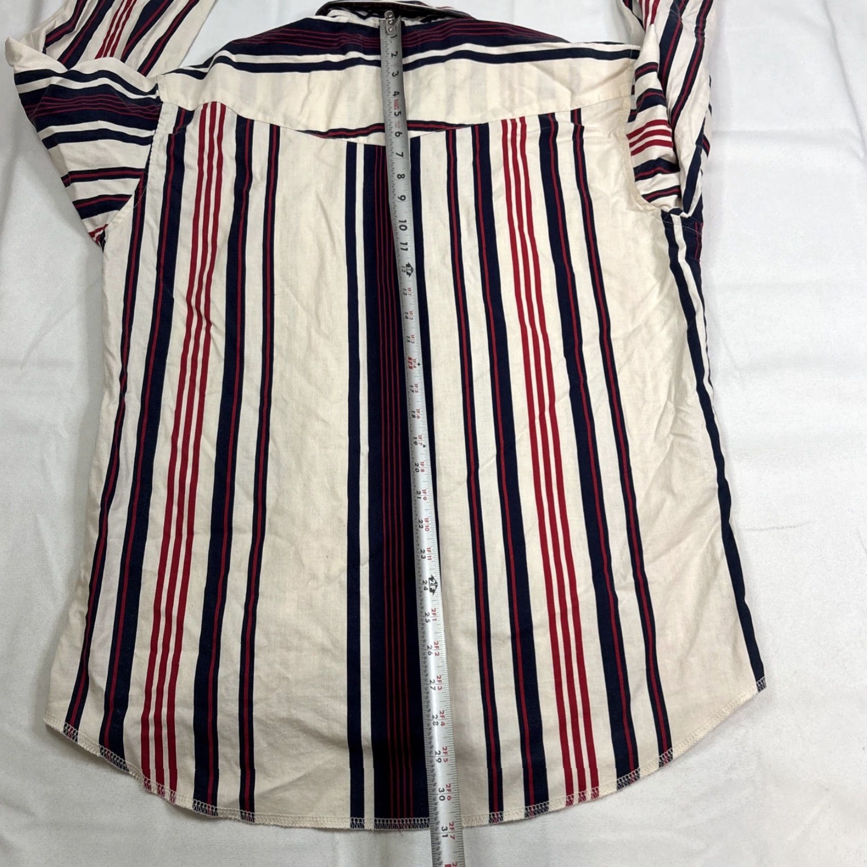 Wrangler VINTAGE Wrangler Pearl Snap Men’s 16-34 Red White Blue Patriotic Western XL Blue Long Sleeve Button-Up Snap Shirts Mens Size US XL / EU 56 / 4 - 6 Thumbnail