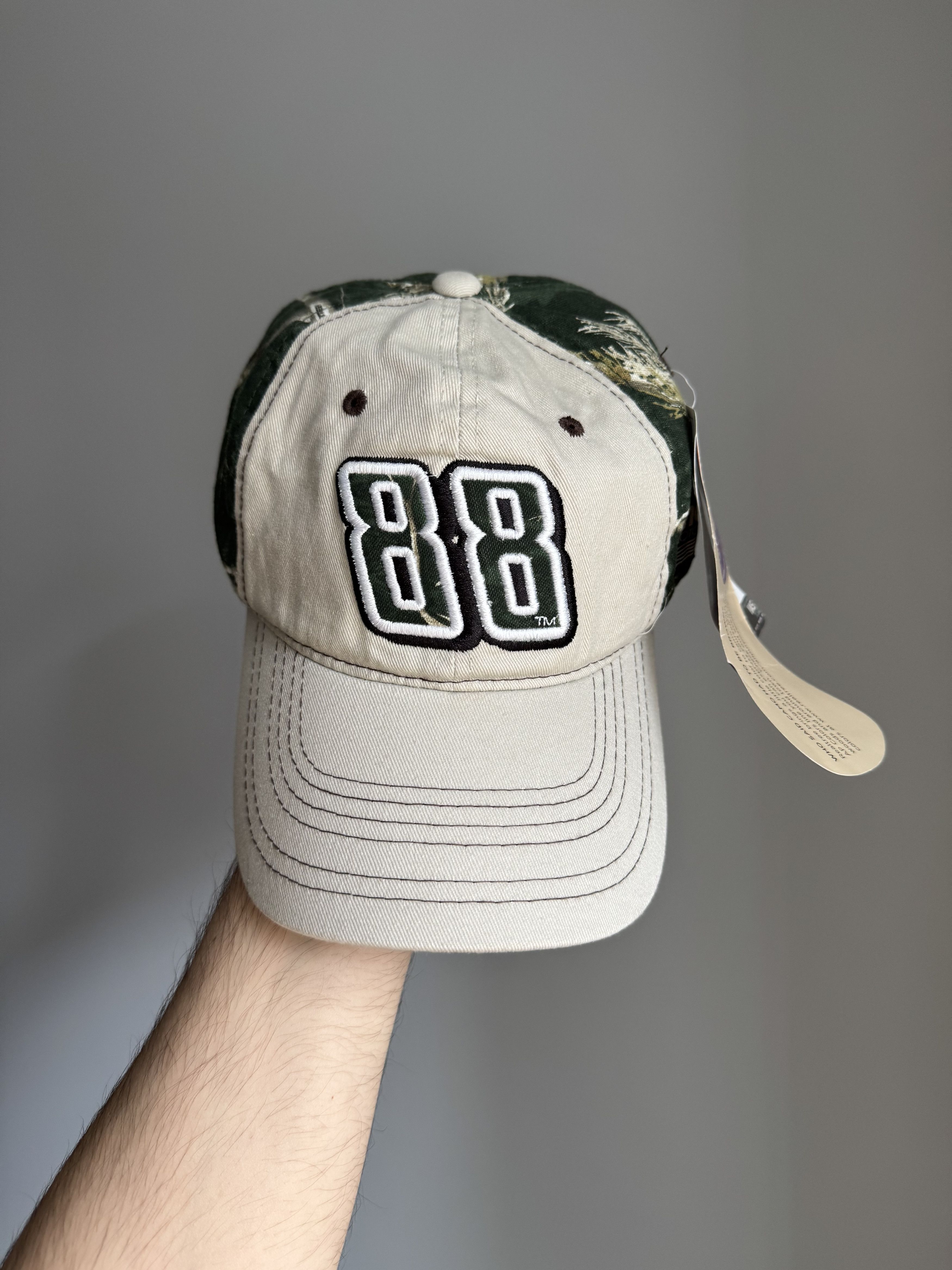 Realtree Y2K NASCAR Racing Realtree Camo Strapback Hat #88 Size ONE SIZE - 2 Thumbnail
