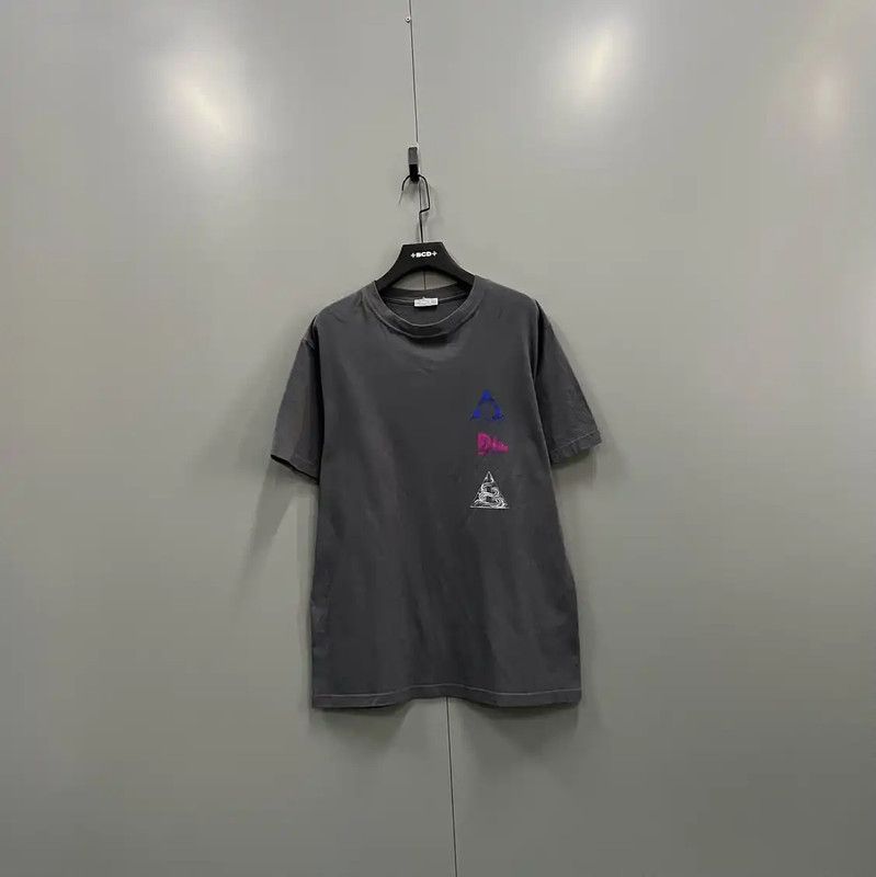 Dior Dior Men's Gray Cotton Short Sleeve T-Shirt 0089 Size US L / EU 52-54 / 3 - 1 Thumbnail