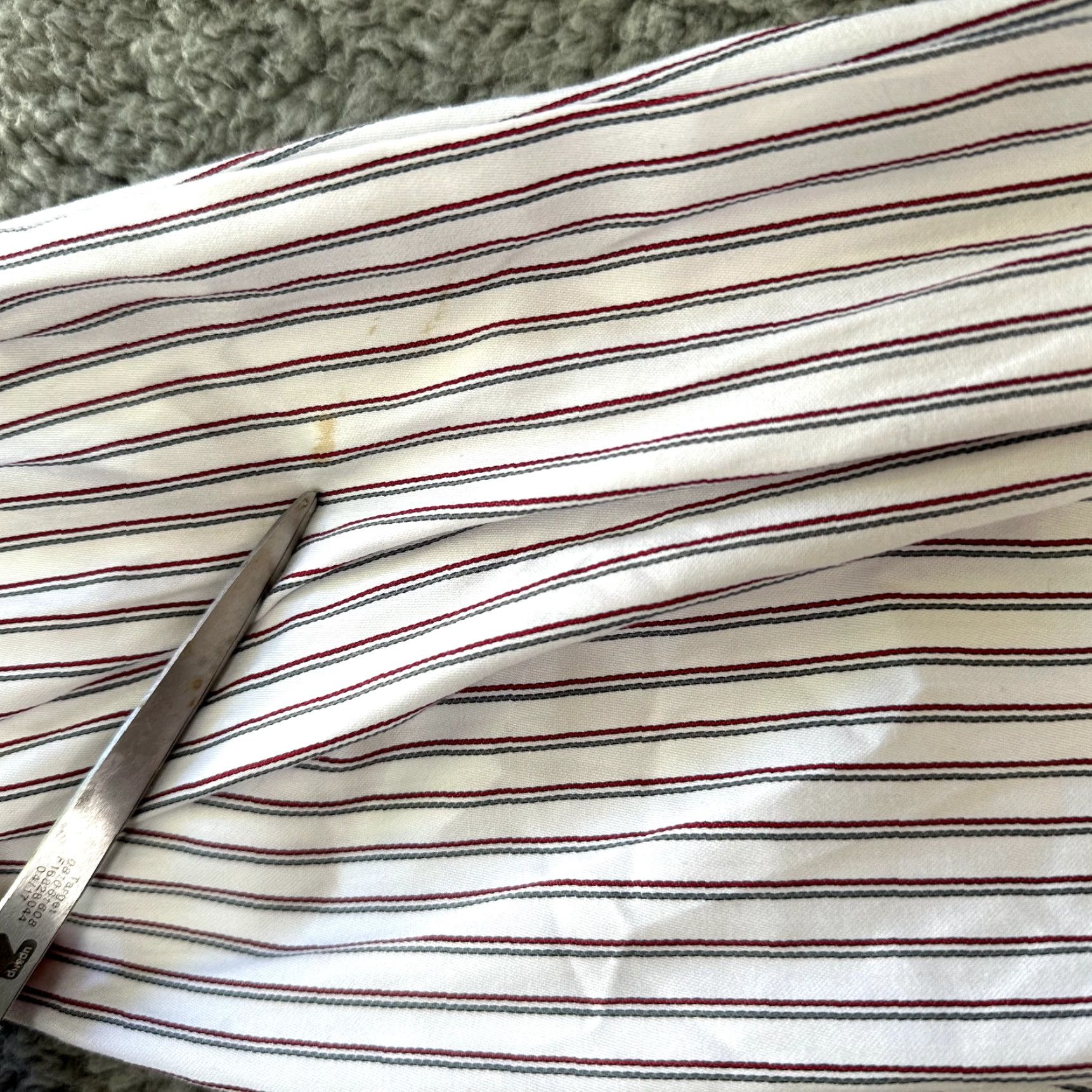 Ben Sherman Ben Sherman Dress Shirt Men XL Multicolor Striped Button Up Long Sleeve Cuffed Size 46R - 6 Thumbnail