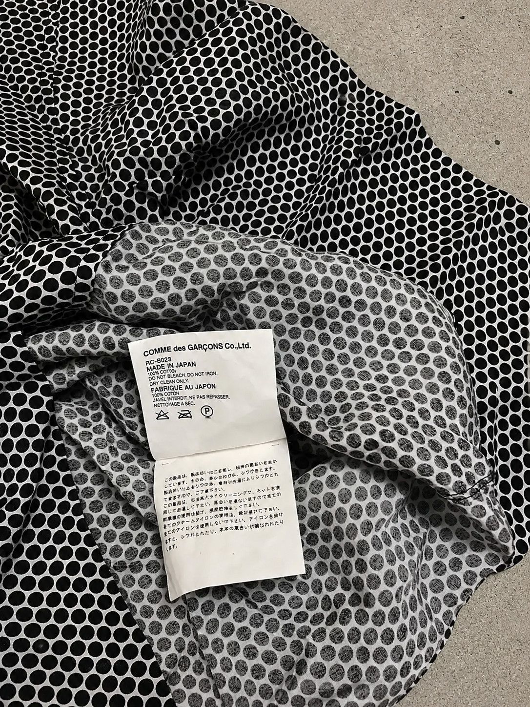 Comme des Garcons CDG AD2001 Cupra Polka Dot Shirt Size US M / EU 48-50 / 2 - 3 Thumbnail