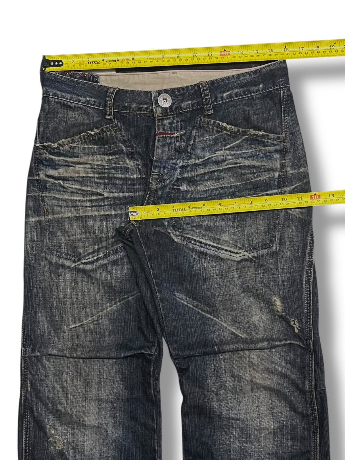 Marithe + Francois Girbaud Vintage 90s Marithé + François Girbaud MFG - Y2K Carpenter Size US 32 / EU 48 - 14 Thumbnail