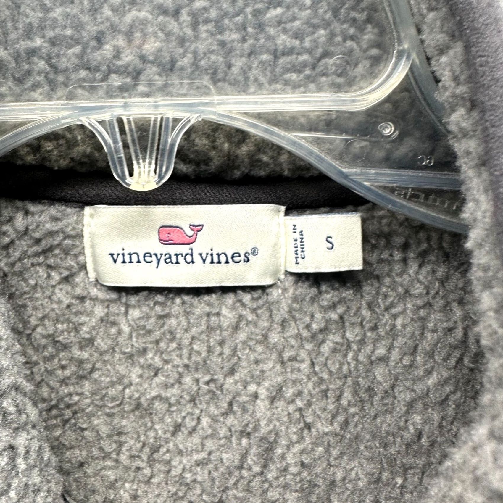 Vineyard Vines Vineyard Vines Vest Womens Small Gray Sherpa Zip Up Sweatshirt Sweatshirt Vest Ladies Size S / US 4 / IT 40 - 5 Thumbnail