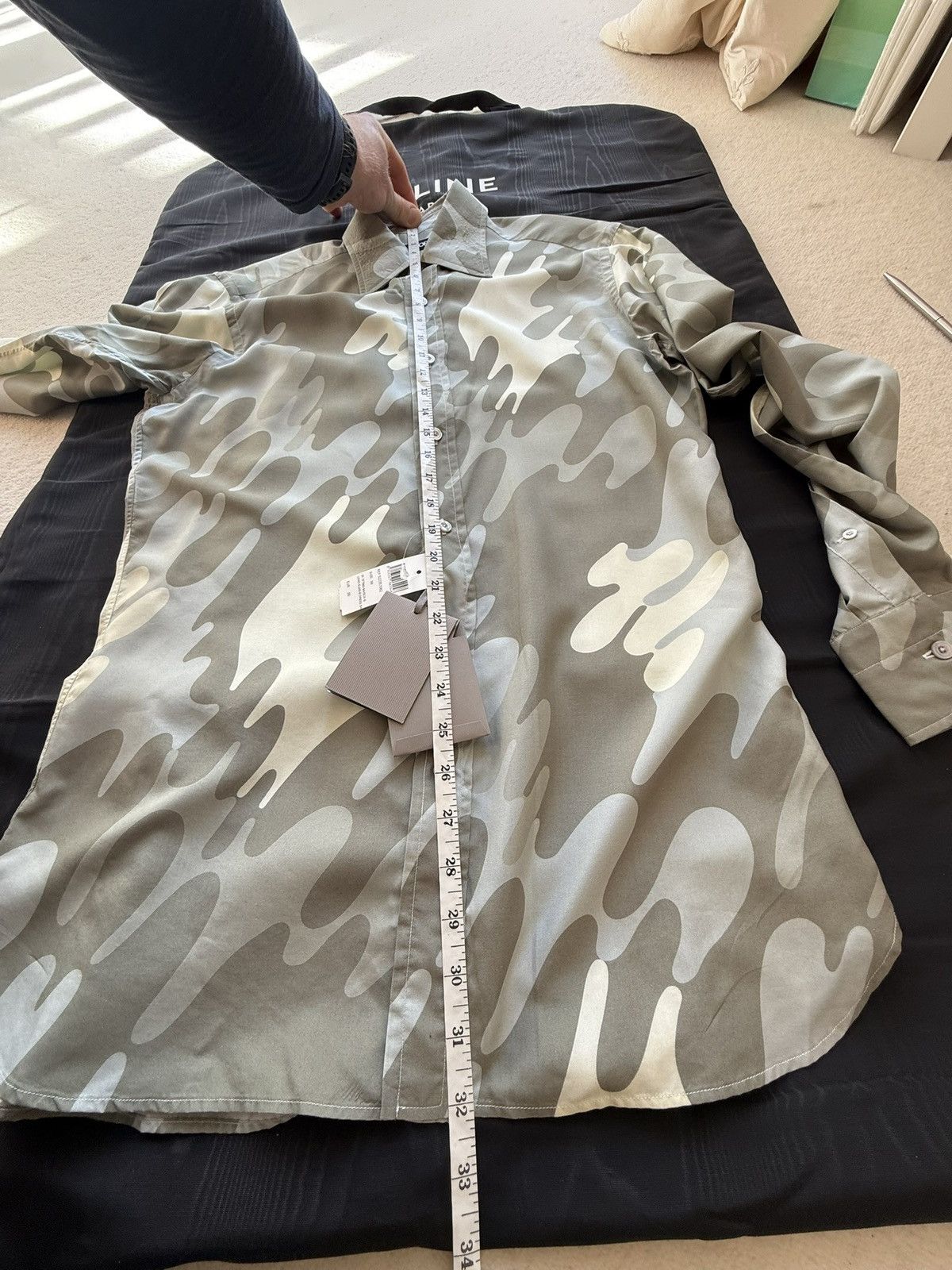 Tom Ford Tom Ford camo silk slim silk shirt camouflage 39 M Size US M / EU 48-50 / 2 - 8 Thumbnail