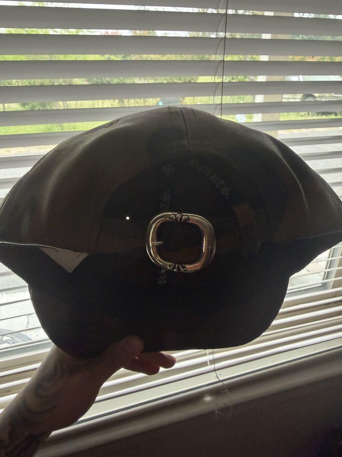 Chrome Hearts CHROME HEART Camo Leather Star Patch Hat BROWN ORANGE Size ONE SIZE - 3 Thumbnail