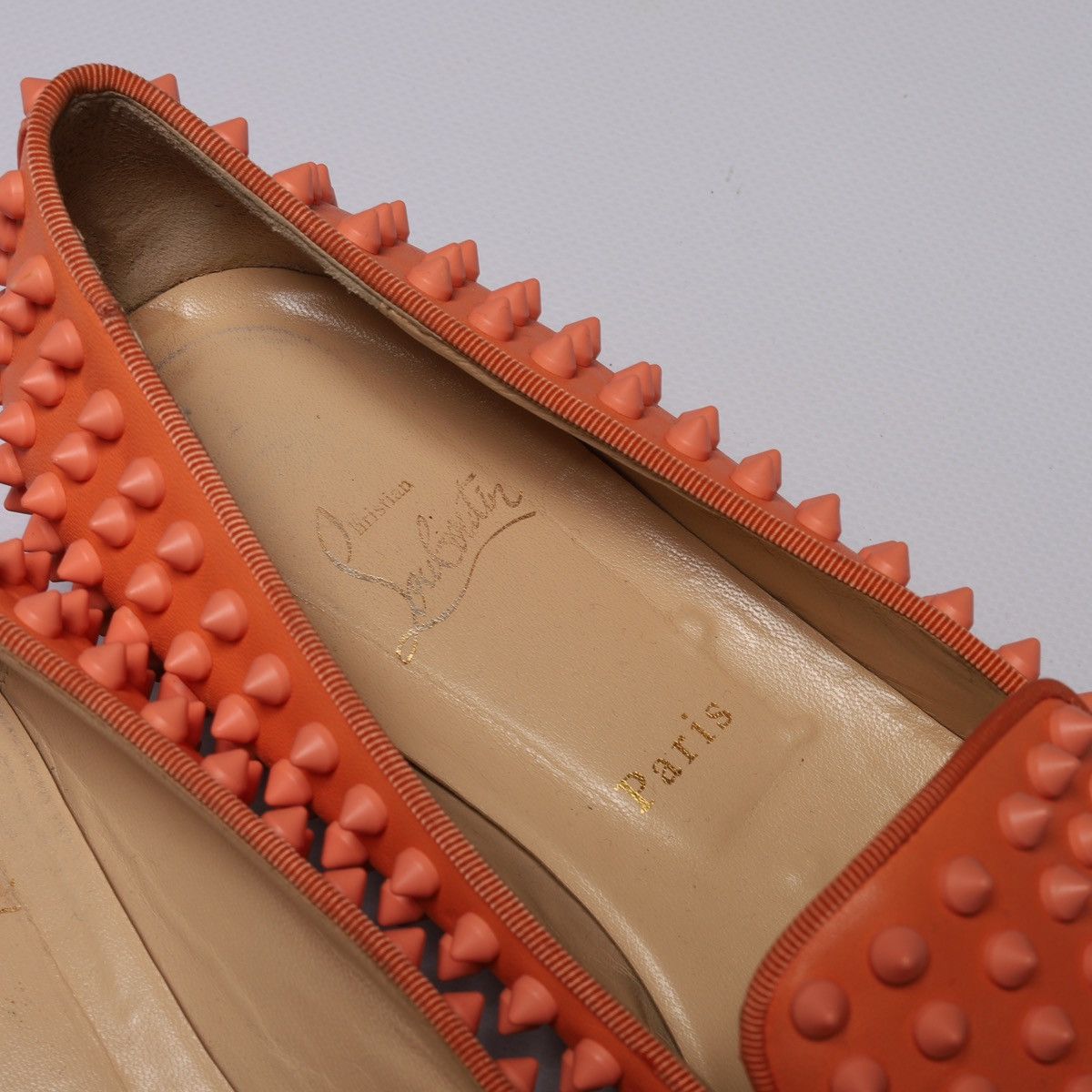 Christian Louboutin Christian Louboutin Spike Patent Loafers Shoes Size US 8 / EU 41 - 5 Thumbnail