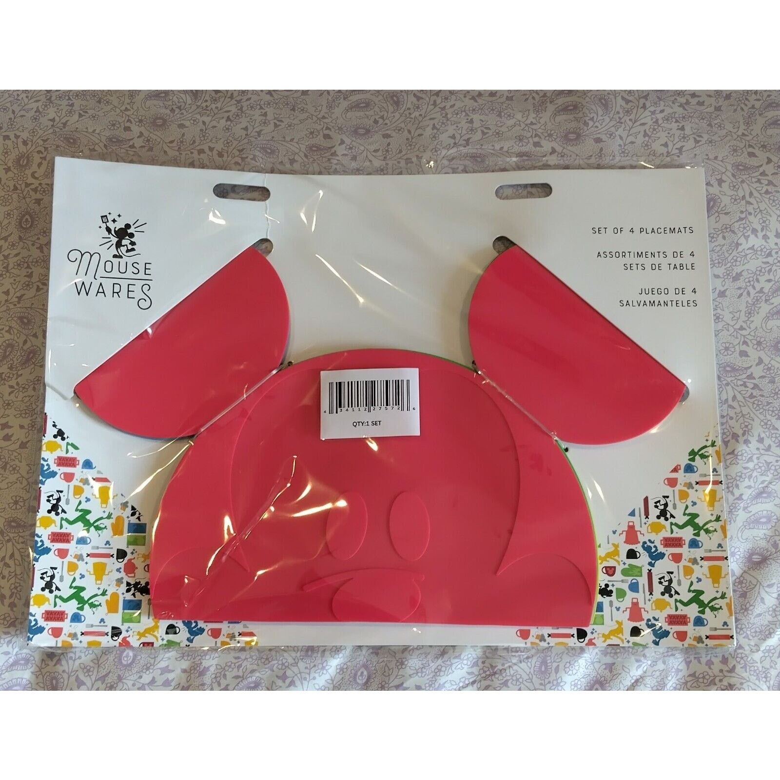 Disney Disney Parks Mousewares - Mickey Head Placemat Set of 4 NEW! Size ONE SIZE - 1 Thumbnail