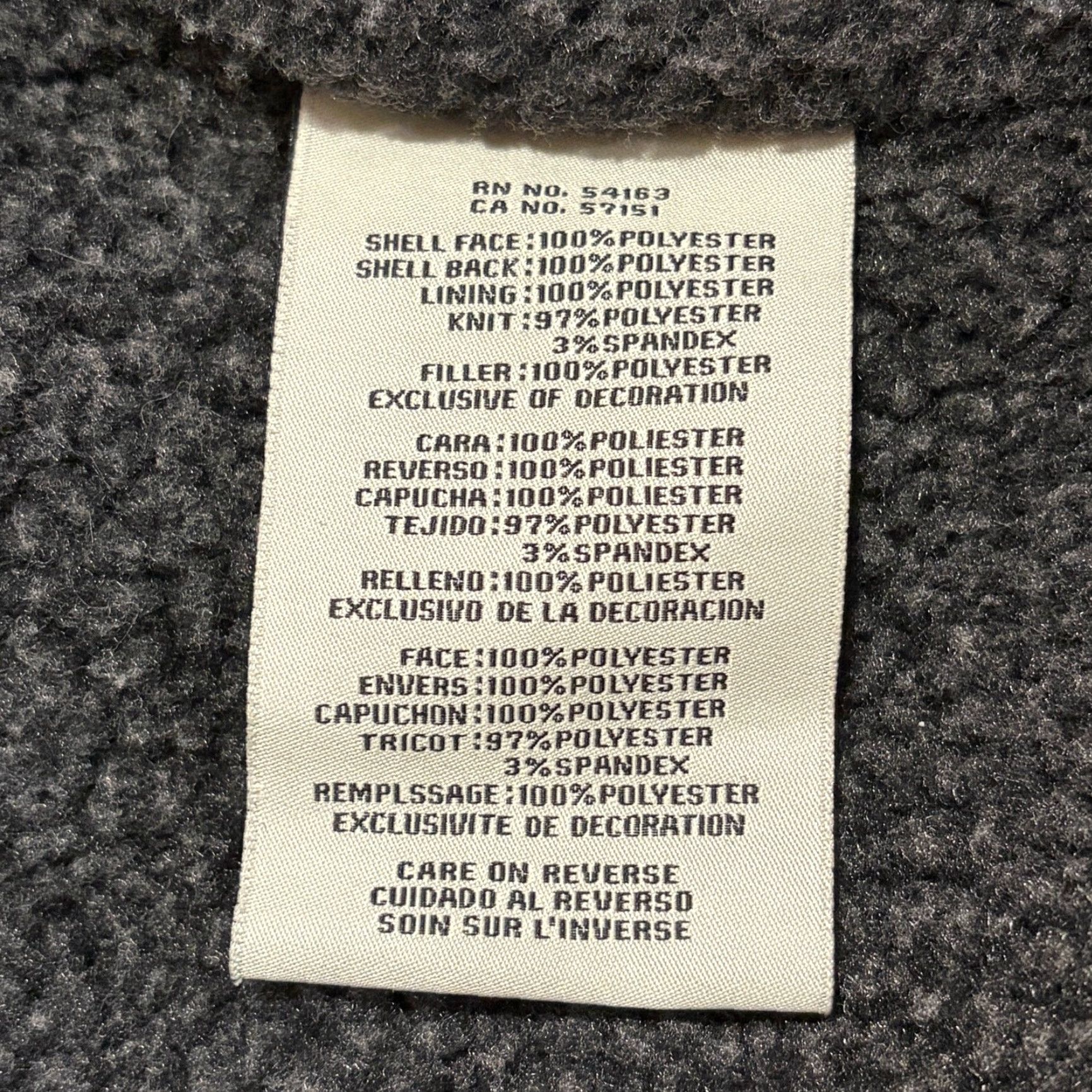 Levi's Levi's Bomber Jacket Mens Small Gray Softshell Fleece-Lined Hooded Full Zip Size US S / EU 44-46 / 1 - 5 Thumbnail