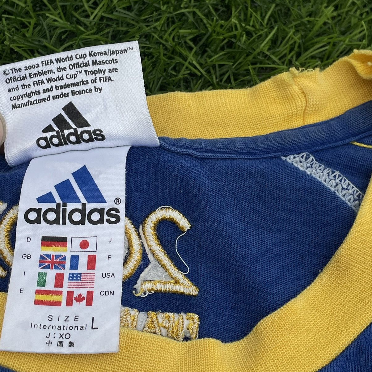 Adidas × Vintage VINTAGE EARLY 00s ADIDAS WORLDCUP 2002 TSHIRT Size US L / EU 52-54 / 3 - 5 Thumbnail
