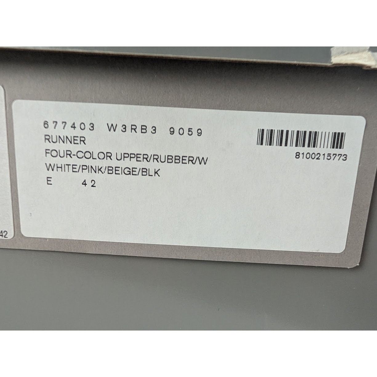 Balenciaga o1rshd1 Runner Sneakers in Multicolor Size US 9 / EU 42 - 16 Thumbnail