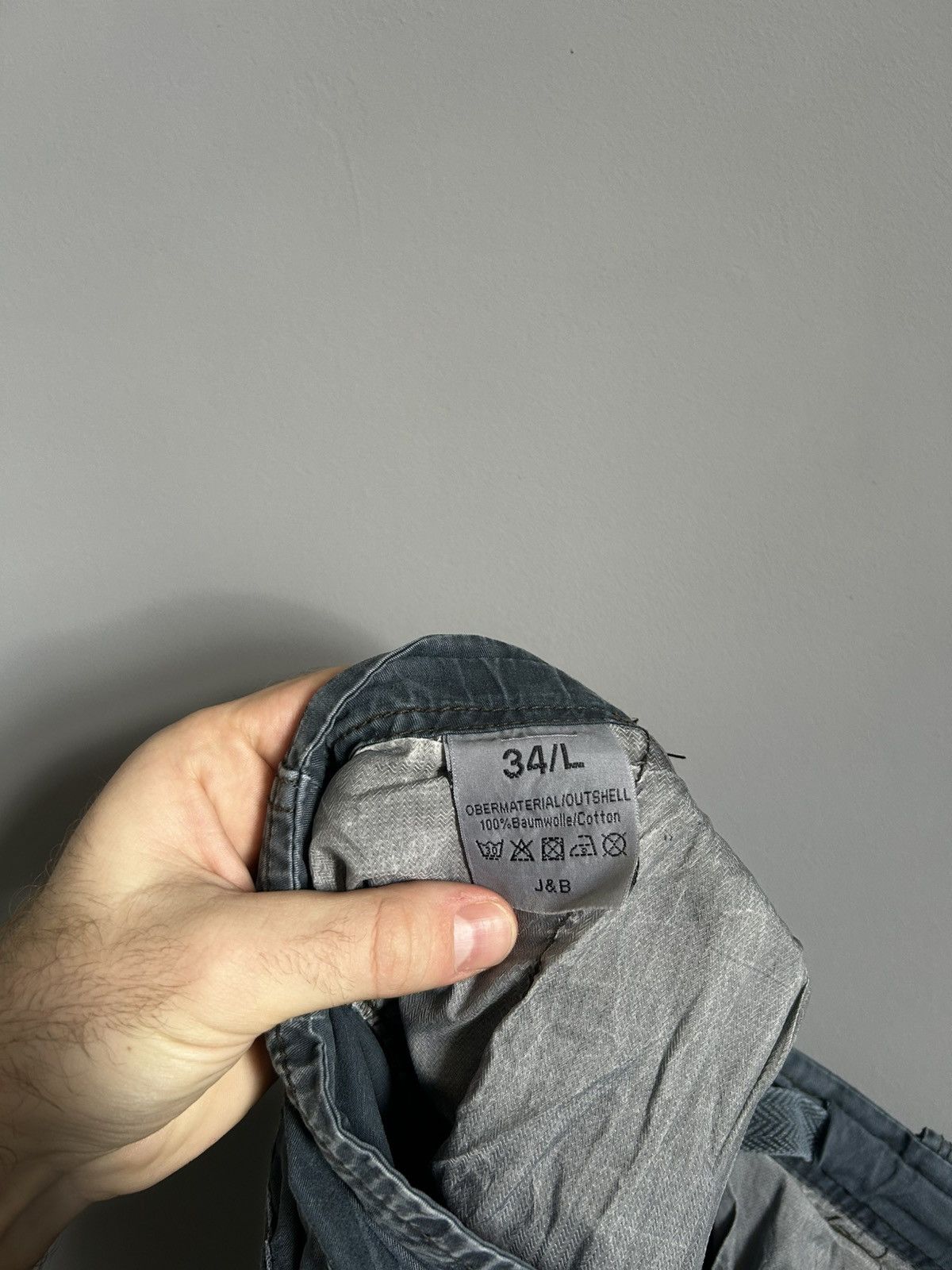 Japanese Brand × Vintage Vintage Avant Garde Y2k Washed Japan Cargo Shorts Size US 34 / EU 50 - 9 Thumbnail