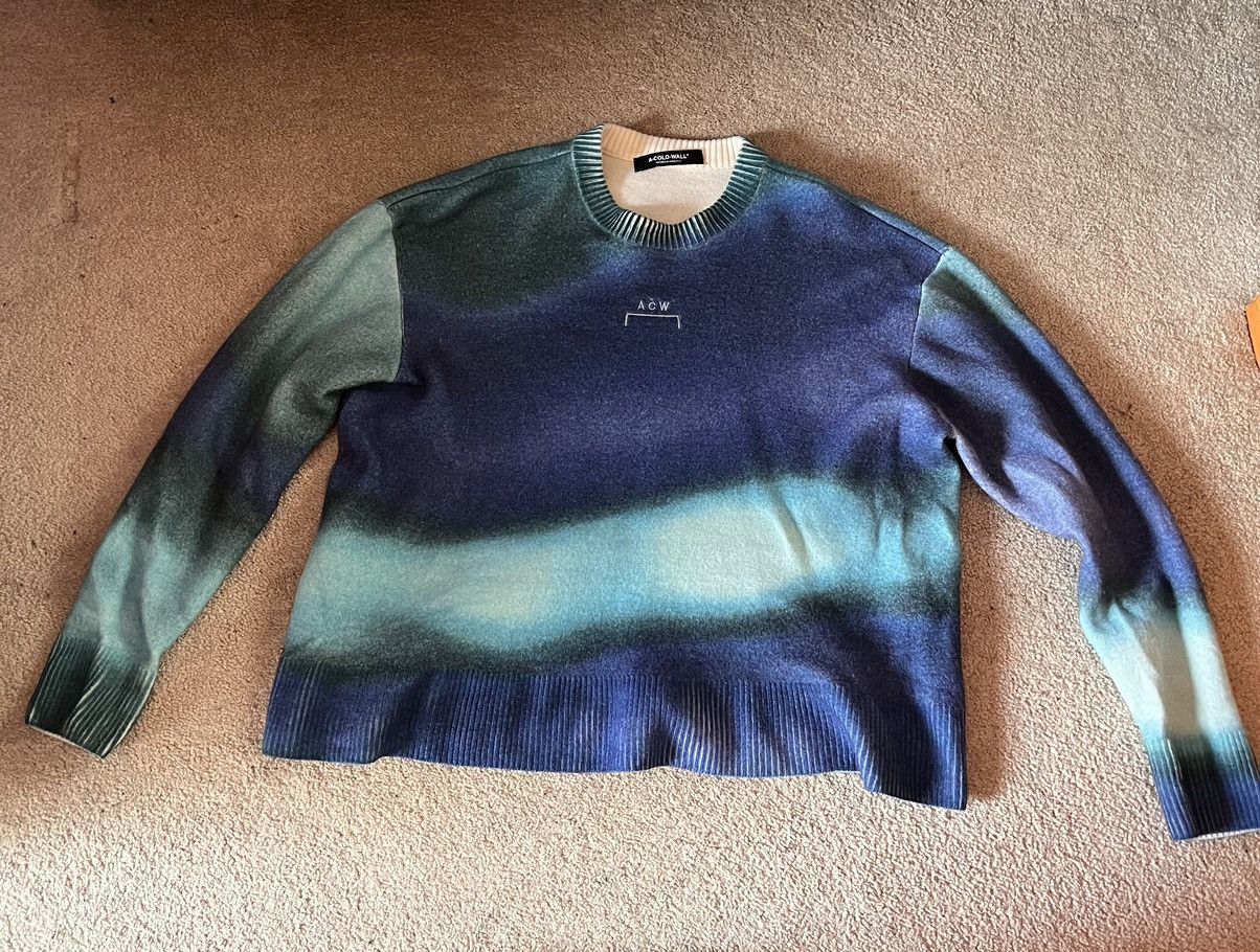 image of A Cold Wall X Samuel Ross Crewneck in Blue, Men's (Size Medium)