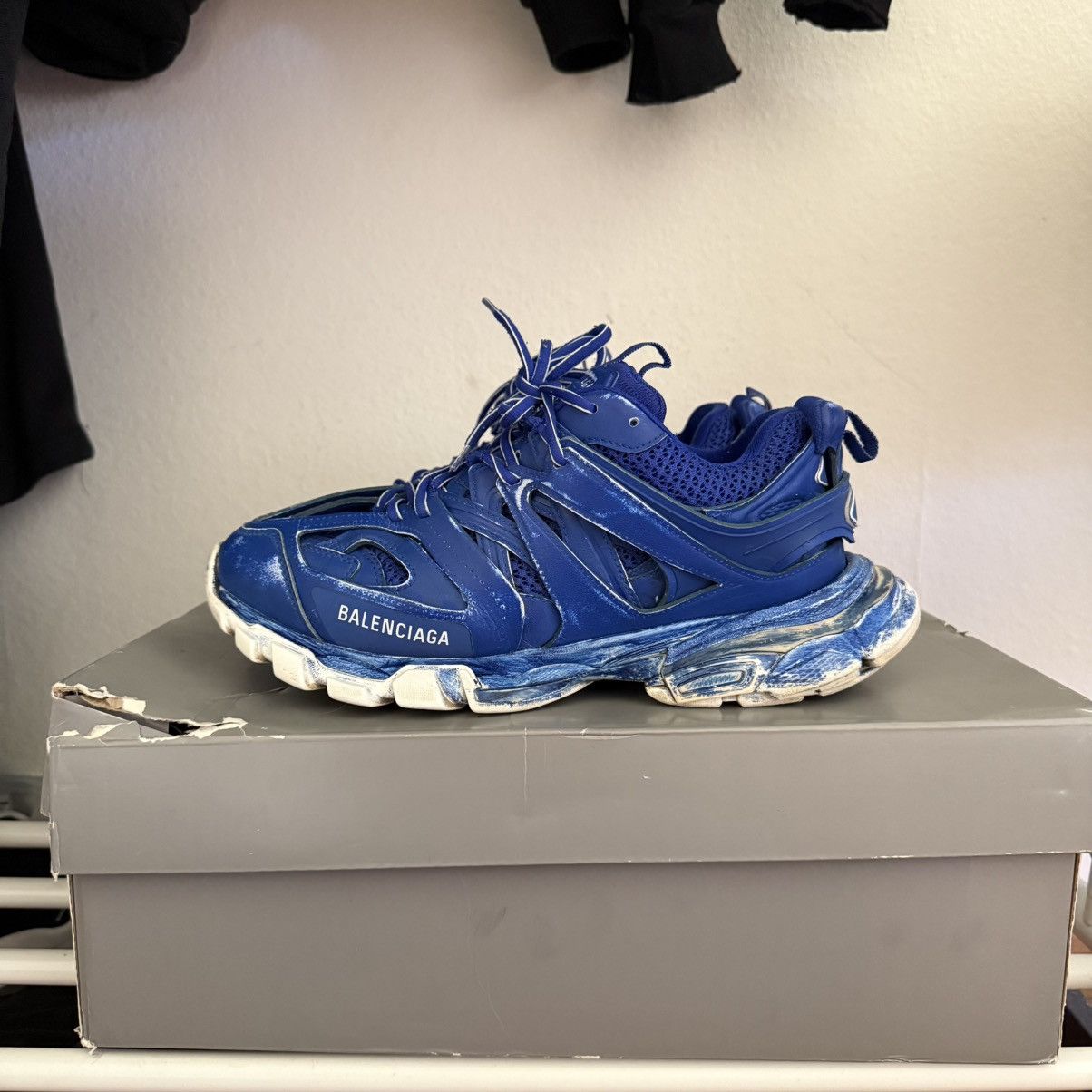 Balenciaga SOLD OUT ❌❌❌❌❌Balenciaga Track Faded Blue Size US 9 / EU 42 - 3 Thumbnail