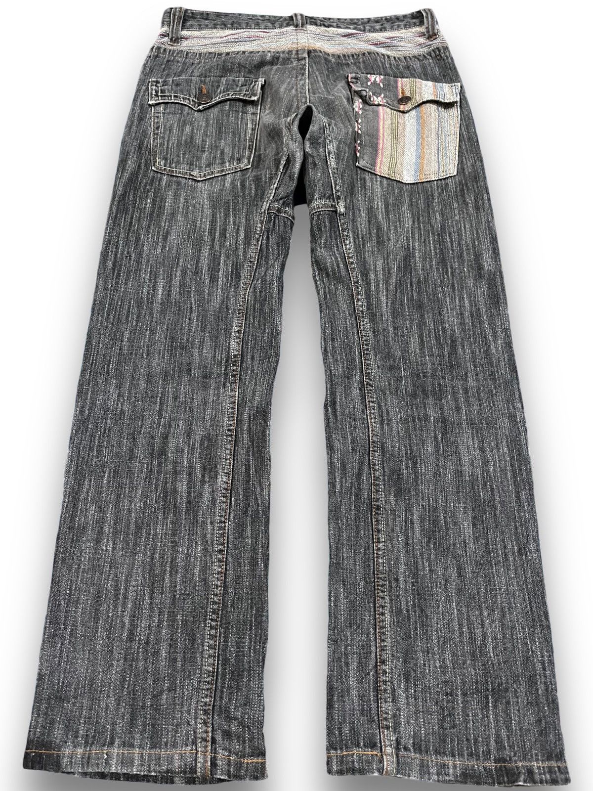 Converse Vintage Japanese Brand Y2K Unique Design Pocket Denim Size US 33 - 9 Thumbnail