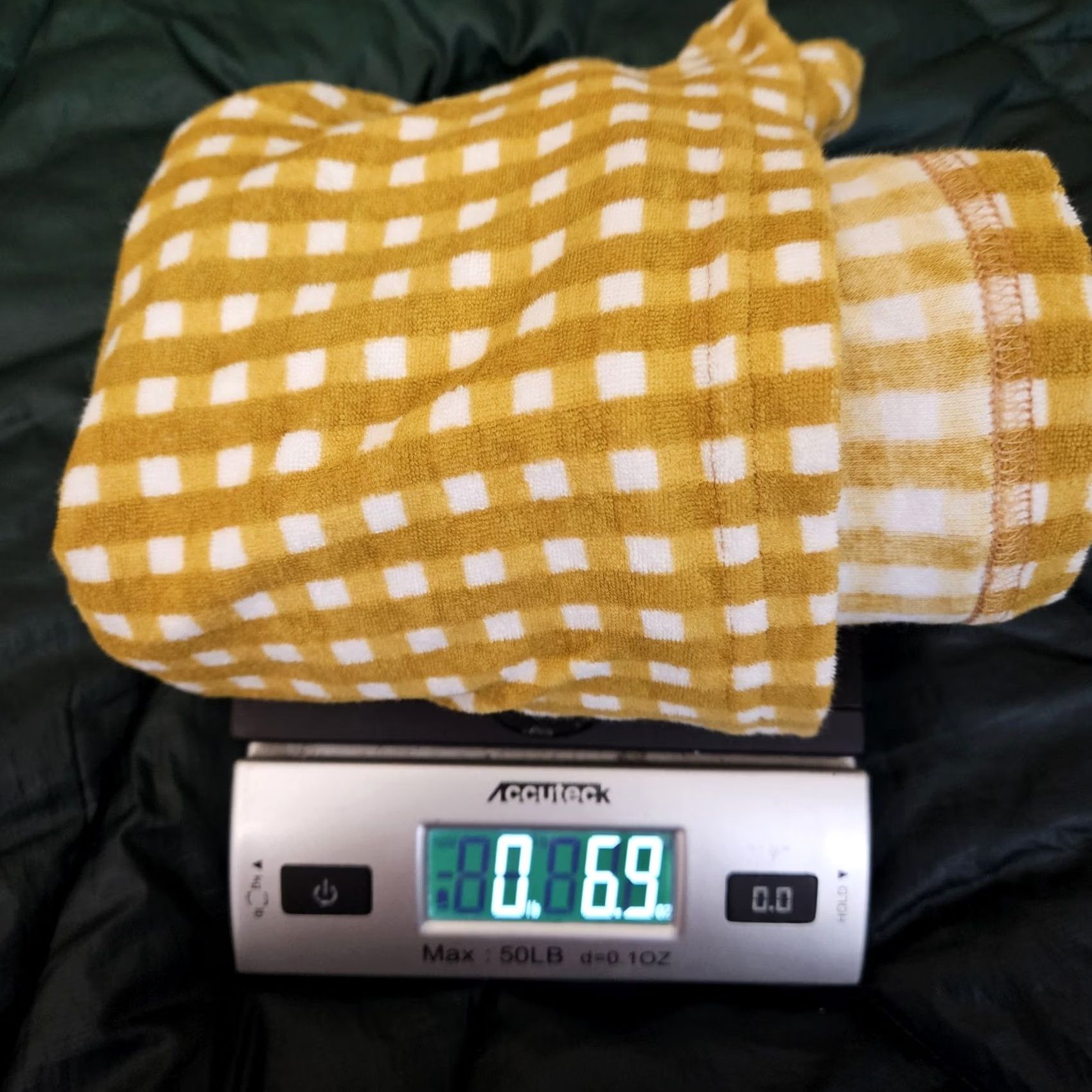 Vintage FAITHFULL THE BRAND Gingham Yellow White Terry Shorts Women's Elastic Waist Sz S Size 28" / US 6 / IT 42 - 7 Thumbnail