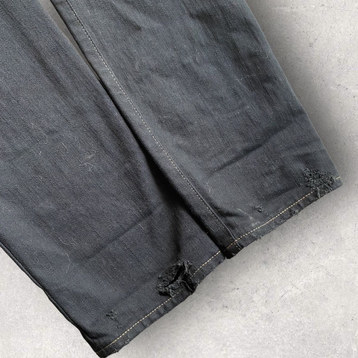 Hedi Slimane × Saint Laurent Paris SLP Trash Denim Black Chain Size US 30 / EU 46 - 4 Thumbnail
