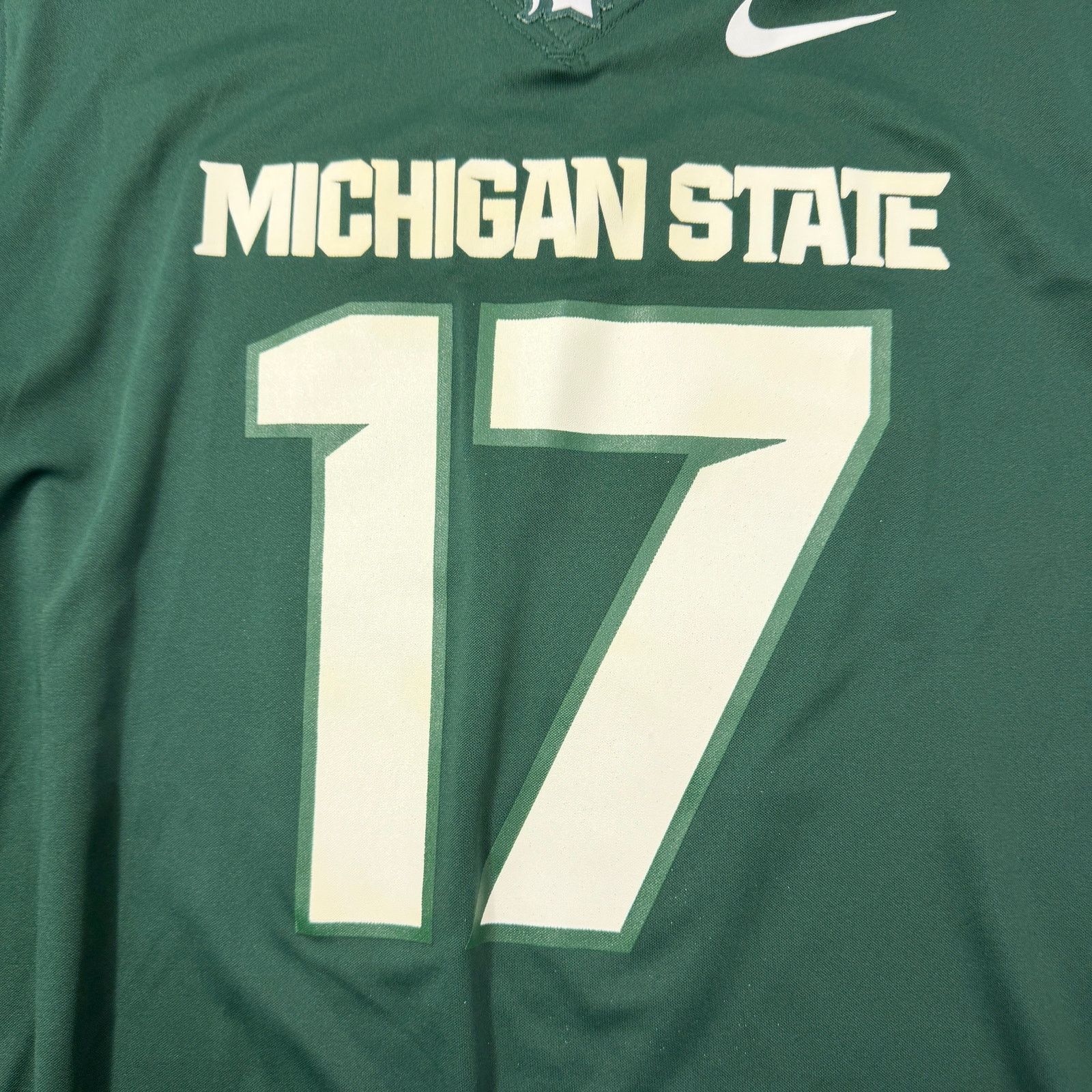 Nike Nike Michigan State Spartans Tre Mosley Jersey Large NEW Size US L / EU 52-54 / 3 - 3 Thumbnail